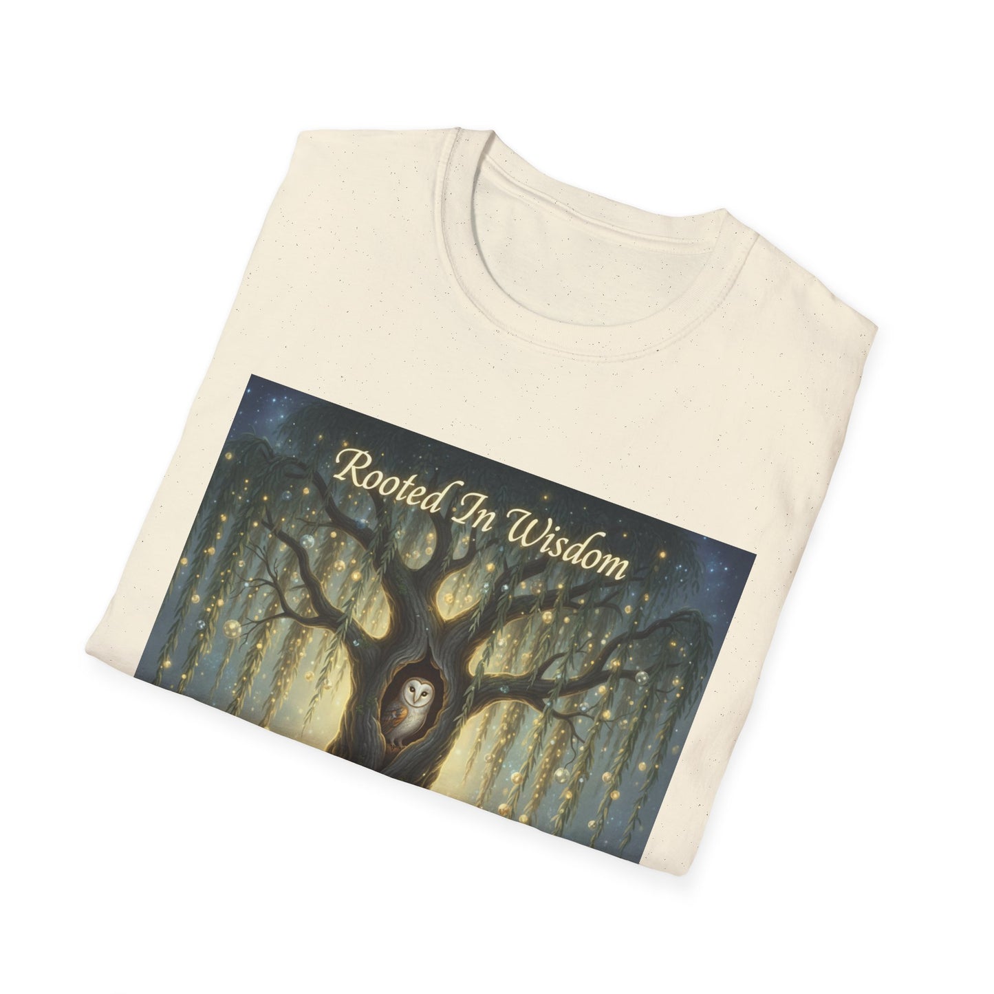 Rooted in Wisdom Tree T-Shirt, Inspiring Tee, Unisex Gift, Tree of Life Shirt, Nature Lover Apparel, Spiritual Clothing