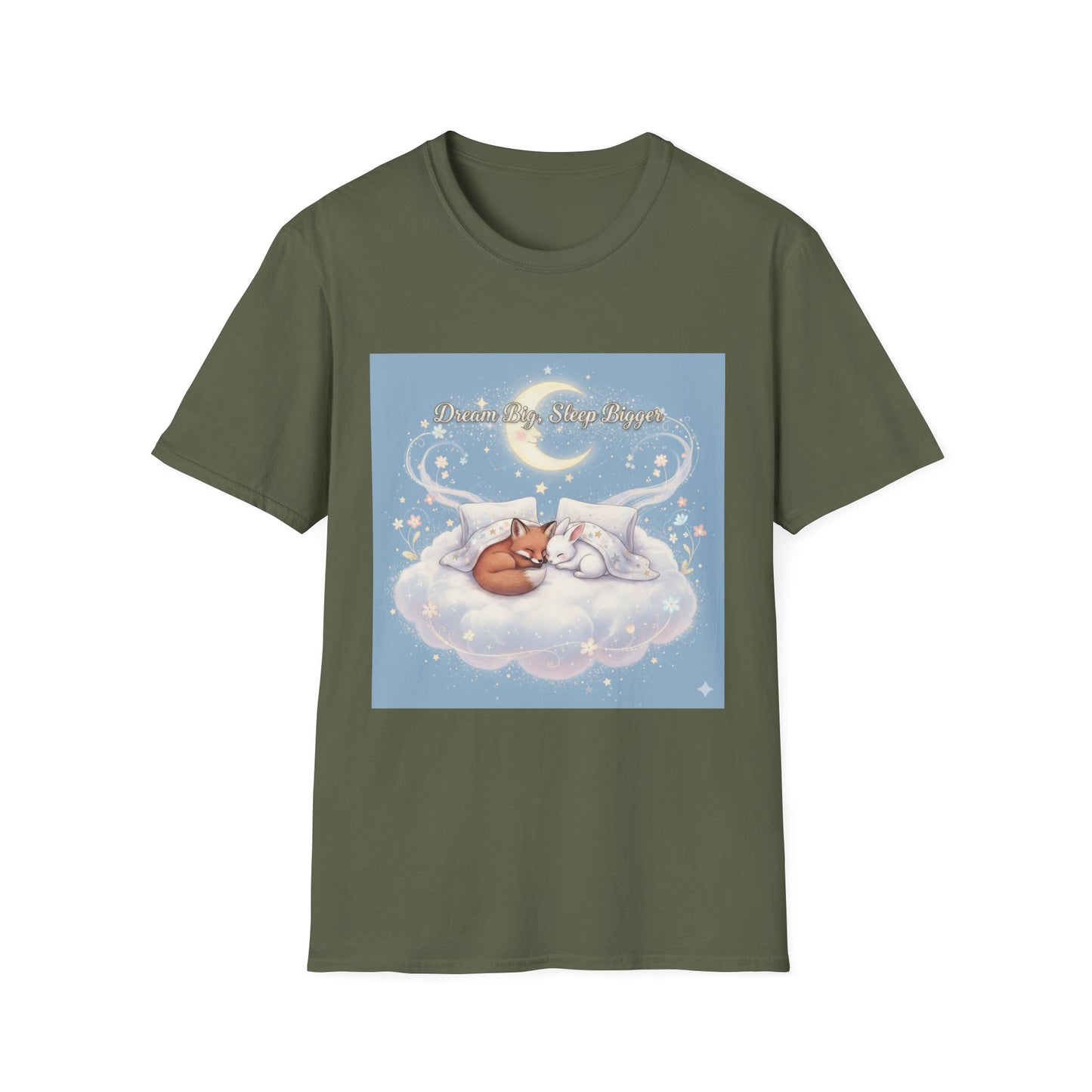 Dream Big Fox T-Shirt – Cozy Dreamcore Whimsical Aesthetic