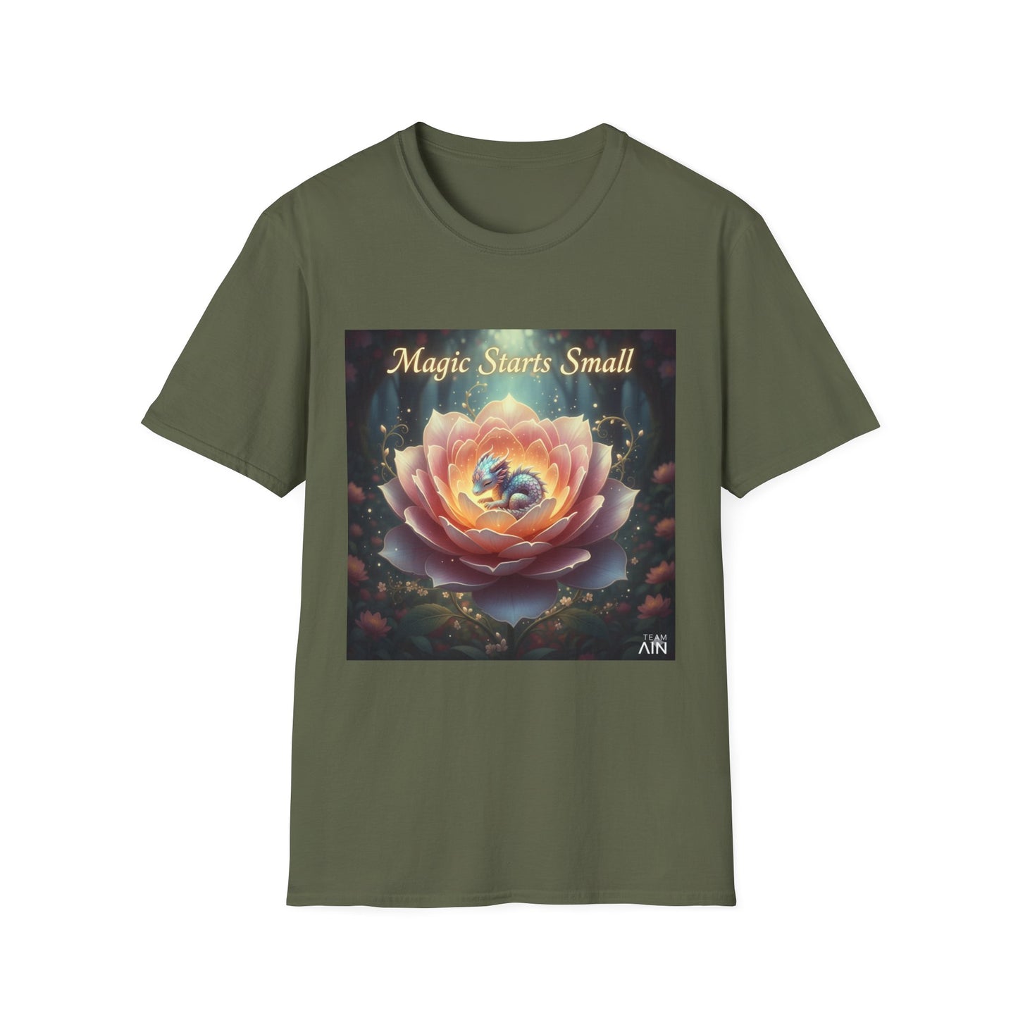 Magical Flower Unisex T-Shirt | Inspirational Graphic Tee, Flower Art Shirt, Gift for Nature Lovers, Birthday Outfit, Self-Care Apparel