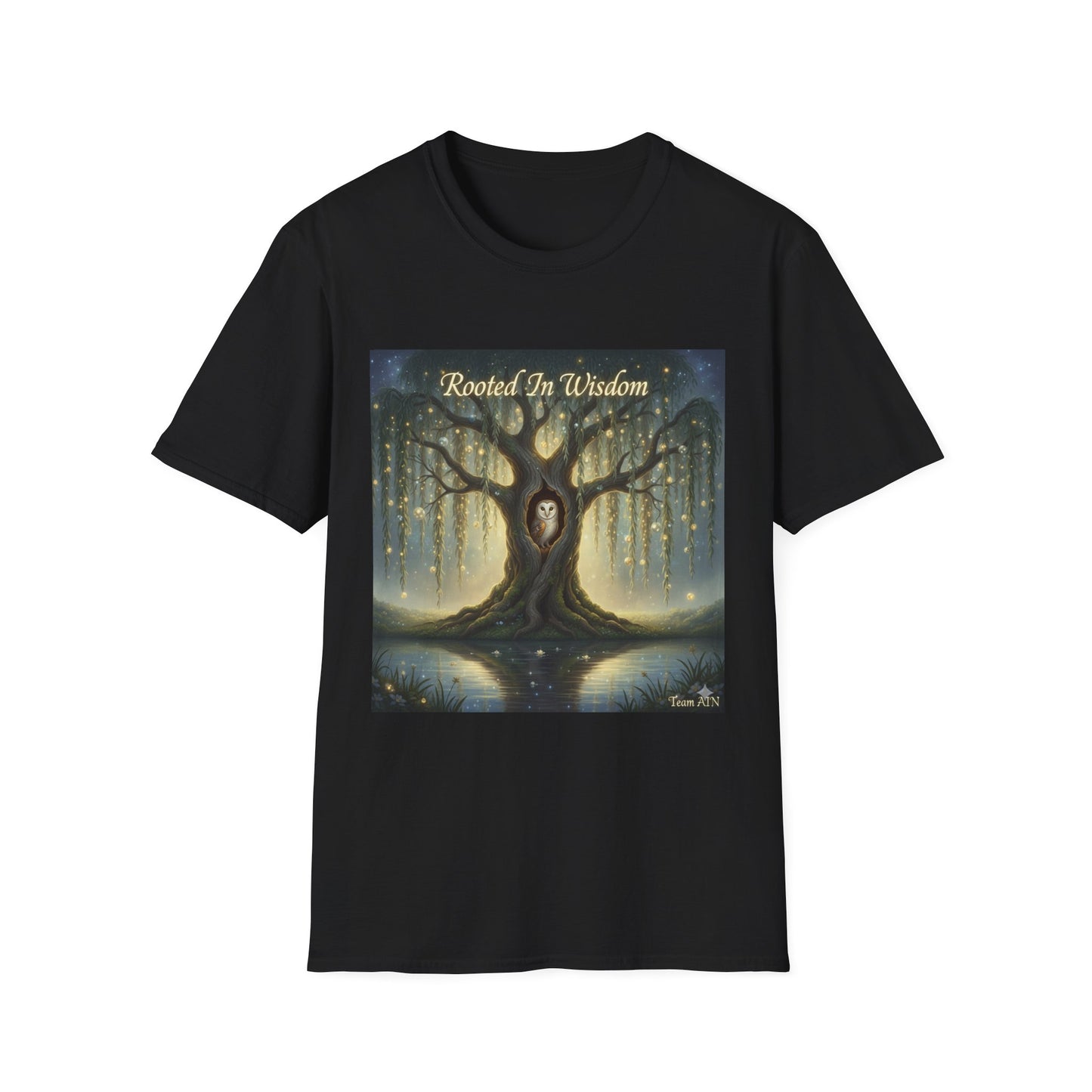 Rooted in Wisdom Tree T-Shirt, Inspiring Tee, Unisex Gift, Tree of Life Shirt, Nature Lover Apparel, Spiritual Clothing