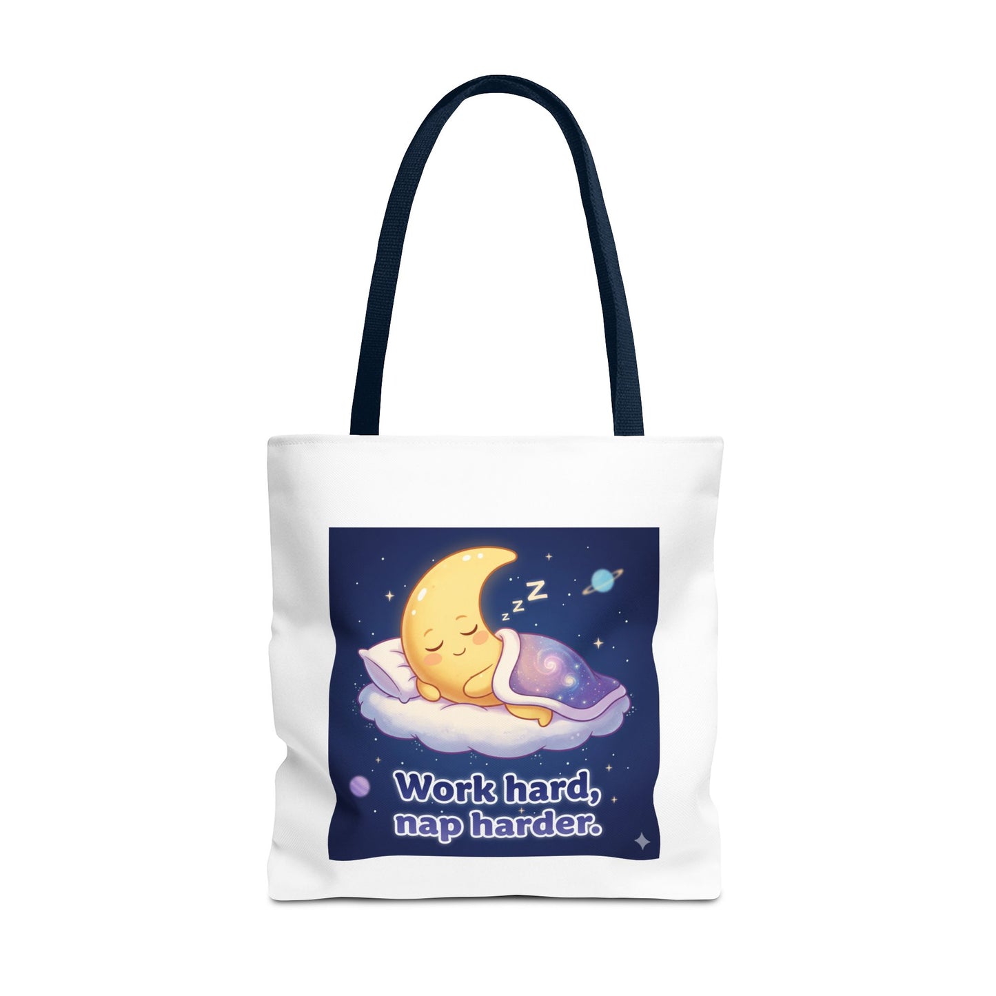 Whimsical Tote Bag Featuring 'Work Hard, Nap Harder' Design | Ideal for Students, Busy Moms, and Gift Giving | Perfect for Everyday, [...]
