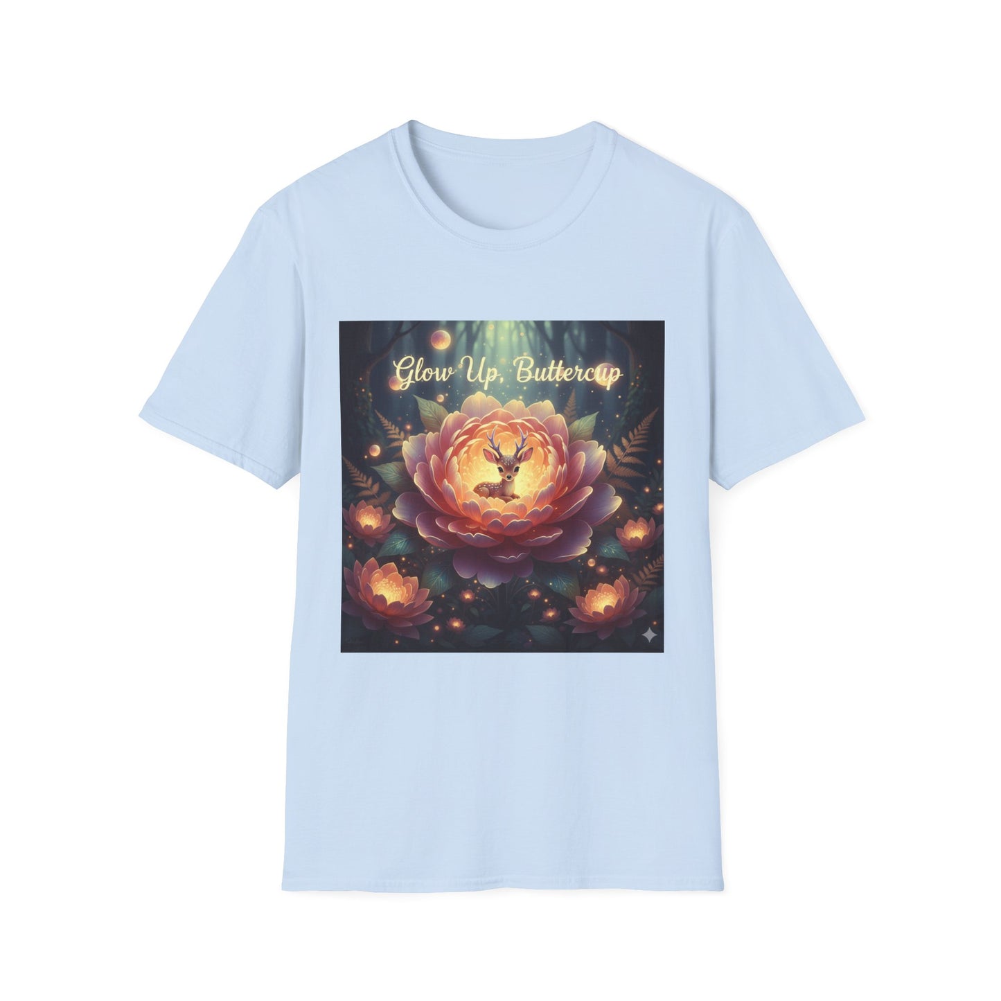 Cosmic Lotus T-Shirt – Mystical Galaxy Dreamcore Aesthetic