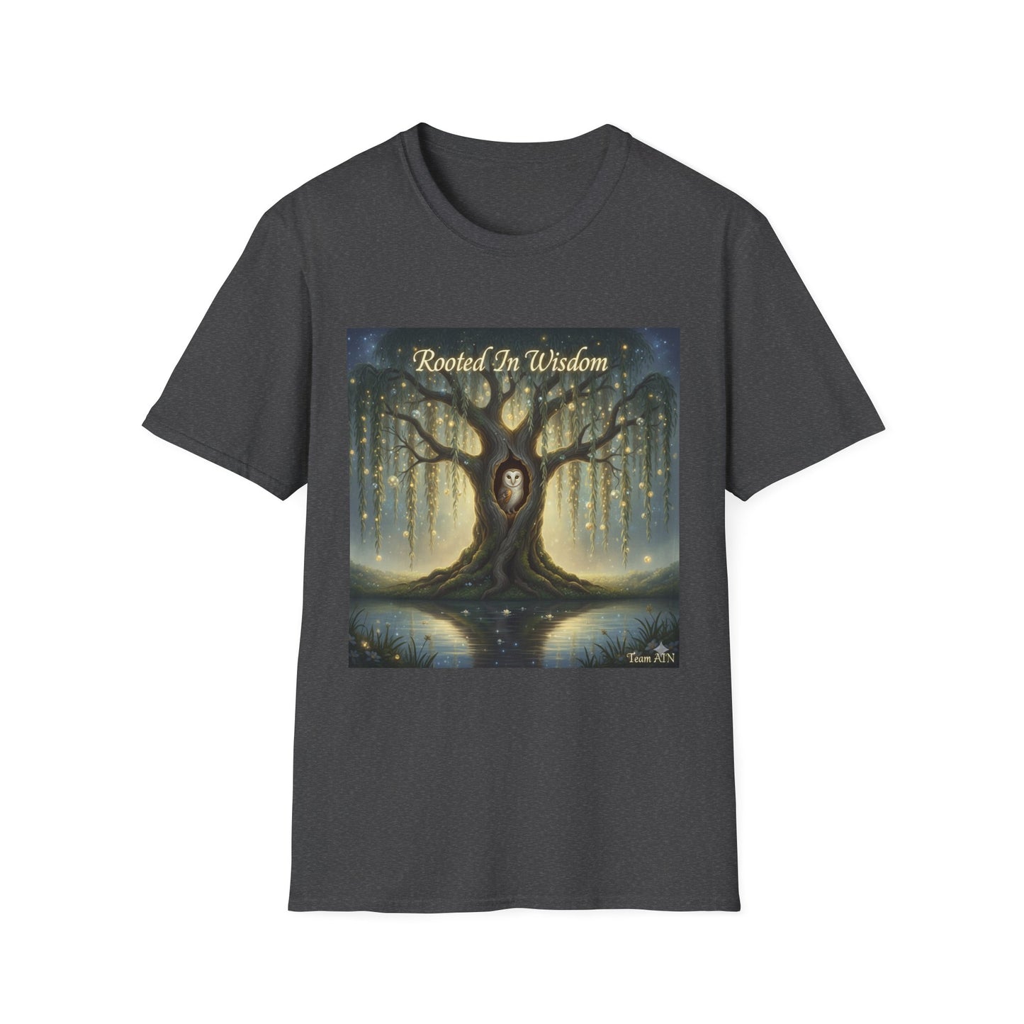 Rooted in Wisdom Tree T-Shirt, Inspiring Tee, Unisex Gift, Tree of Life Shirt, Nature Lover Apparel, Spiritual Clothing