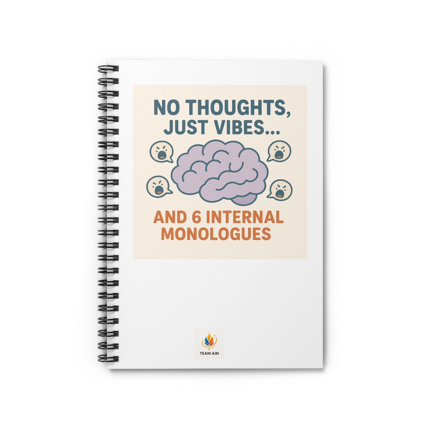 Vibe Journal: No Thoughts, Just Vibes, Internal Monologues, Journaling, Mental Health, Creative Writing