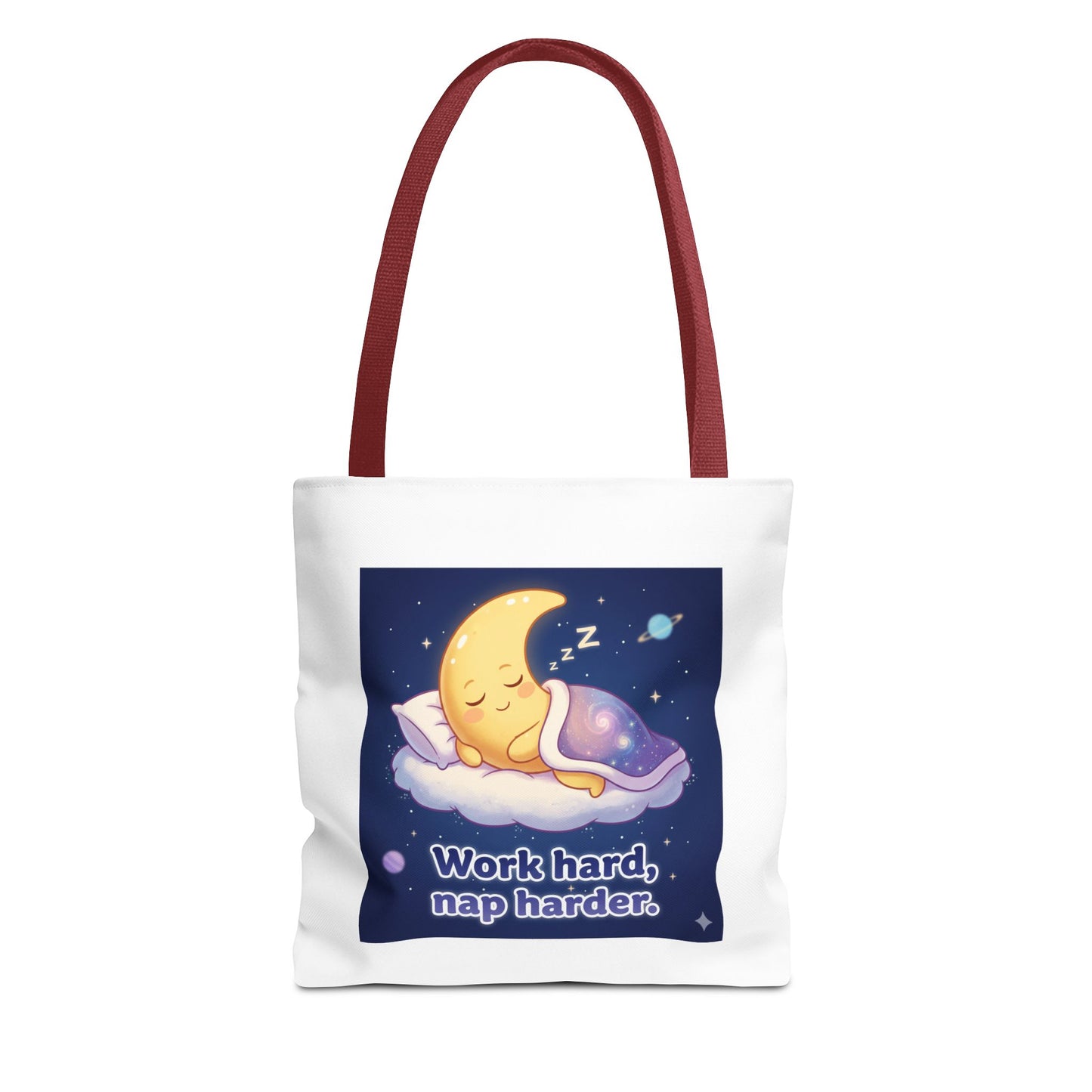 Whimsical Tote Bag Featuring 'Work Hard, Nap Harder' Design | Ideal for Students, Busy Moms, and Gift Giving | Perfect for Everyday, [...]