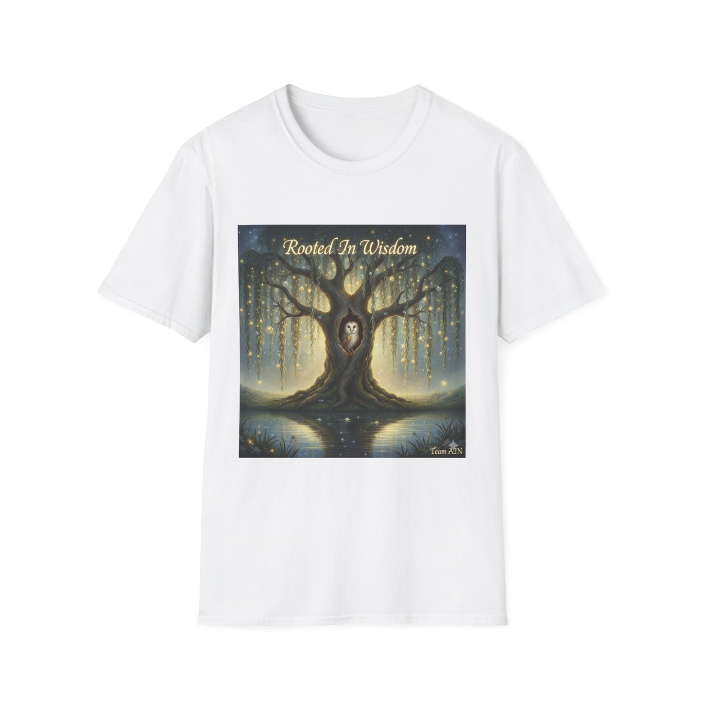Rooted in Wisdom Tree T-Shirt, Inspiring Tee, Unisex Gift, Tree of Life Shirt, Nature Lover Apparel, Spiritual Clothing