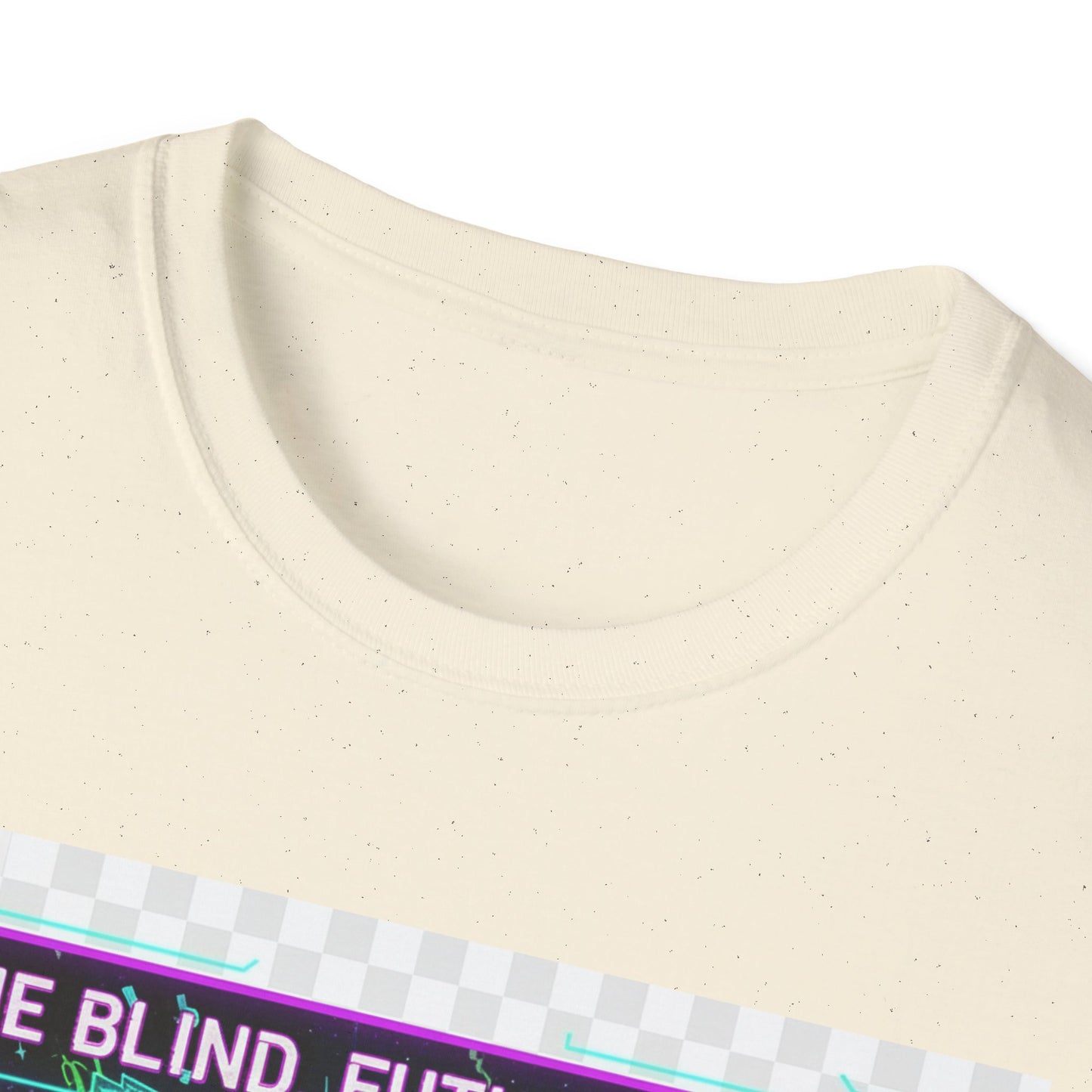 Cyberpunk Anime T-Shirt – ‘Time Blind Future Bright’ | Neurospicy Gamer Humor Tee, ADHD Pride Otaku Streetwear