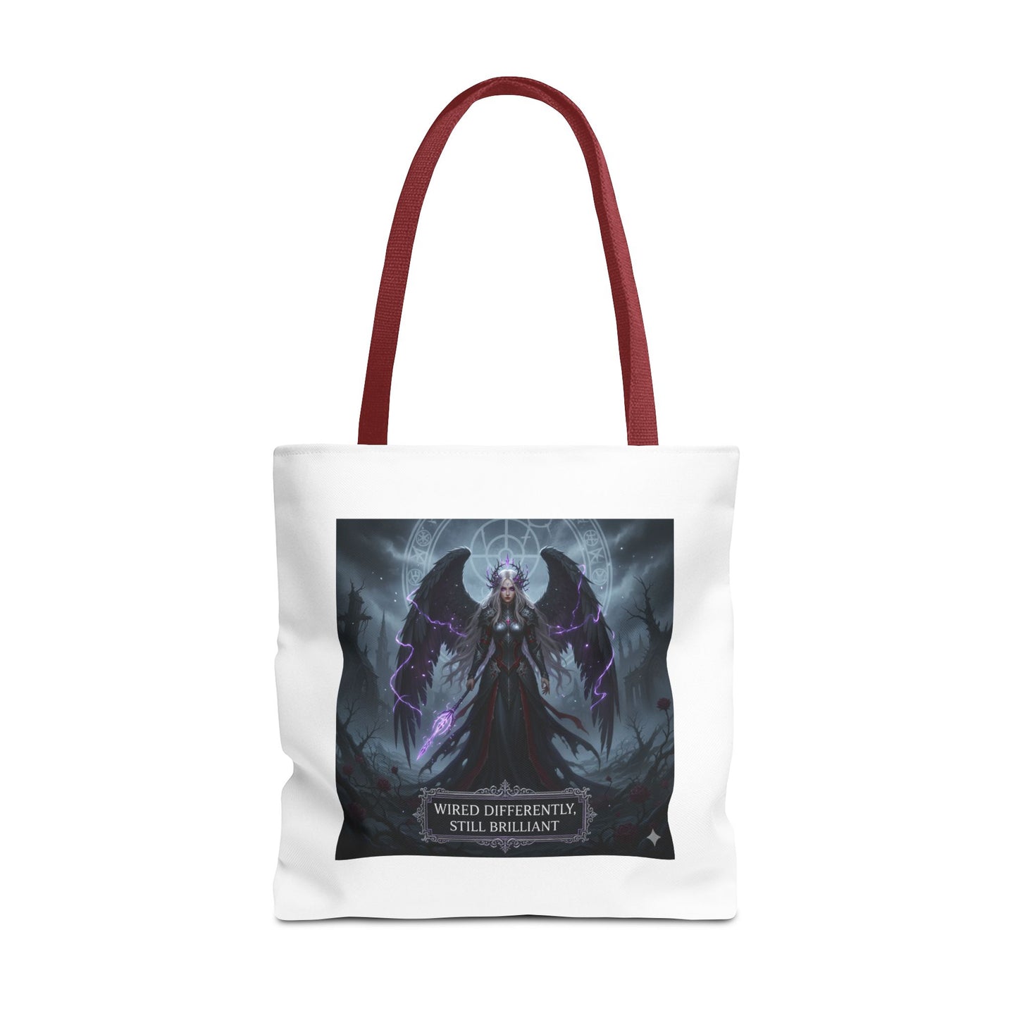 Wired Differently Still Brilliant Gothic Tote Bag | Dark Fantasy Pride