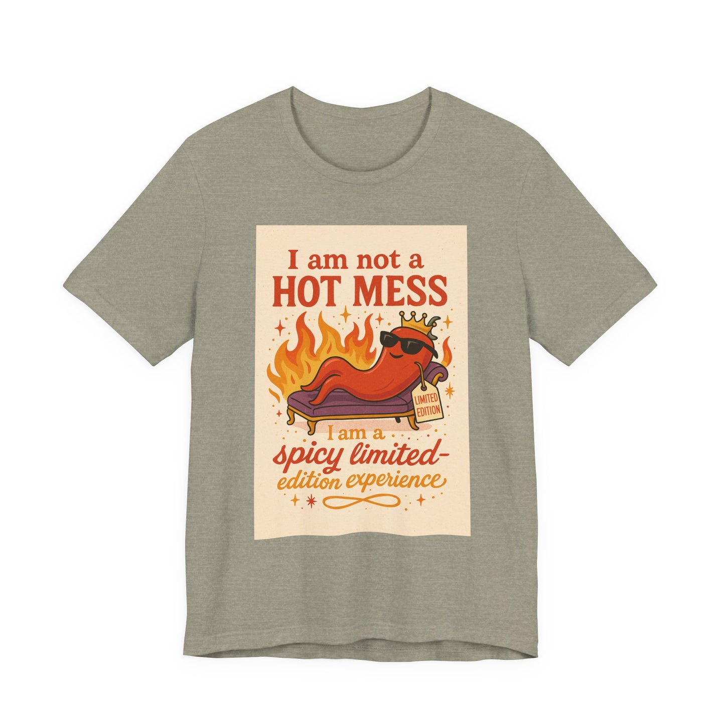 Spicy Limited-Edition Experience T-Shirt, Funny Tee, Gift for Foodies, Summer Wear, Unique Conversation Starter, Casual Style