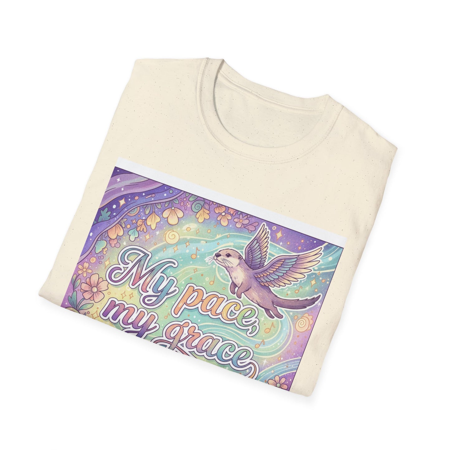 My Pace, My Grace Unisex Softstyle T-Shirt, Inspirational Quote Tee, Nature Lover Gift, Mindfulness Shirt, Comfortable Everyday Wear