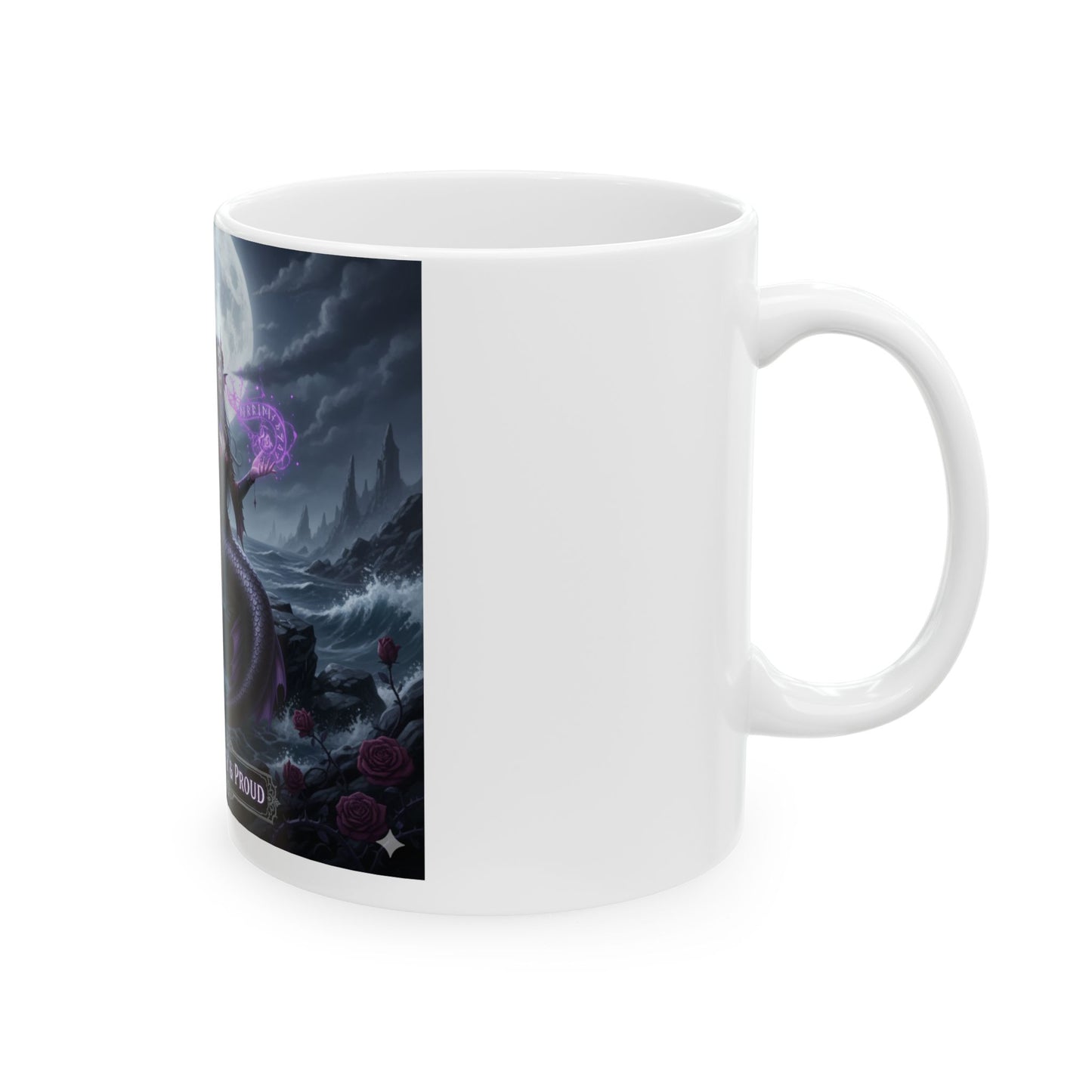 Moonlit Mermaid Mug – Enchanted Ocean Fantasy Cup