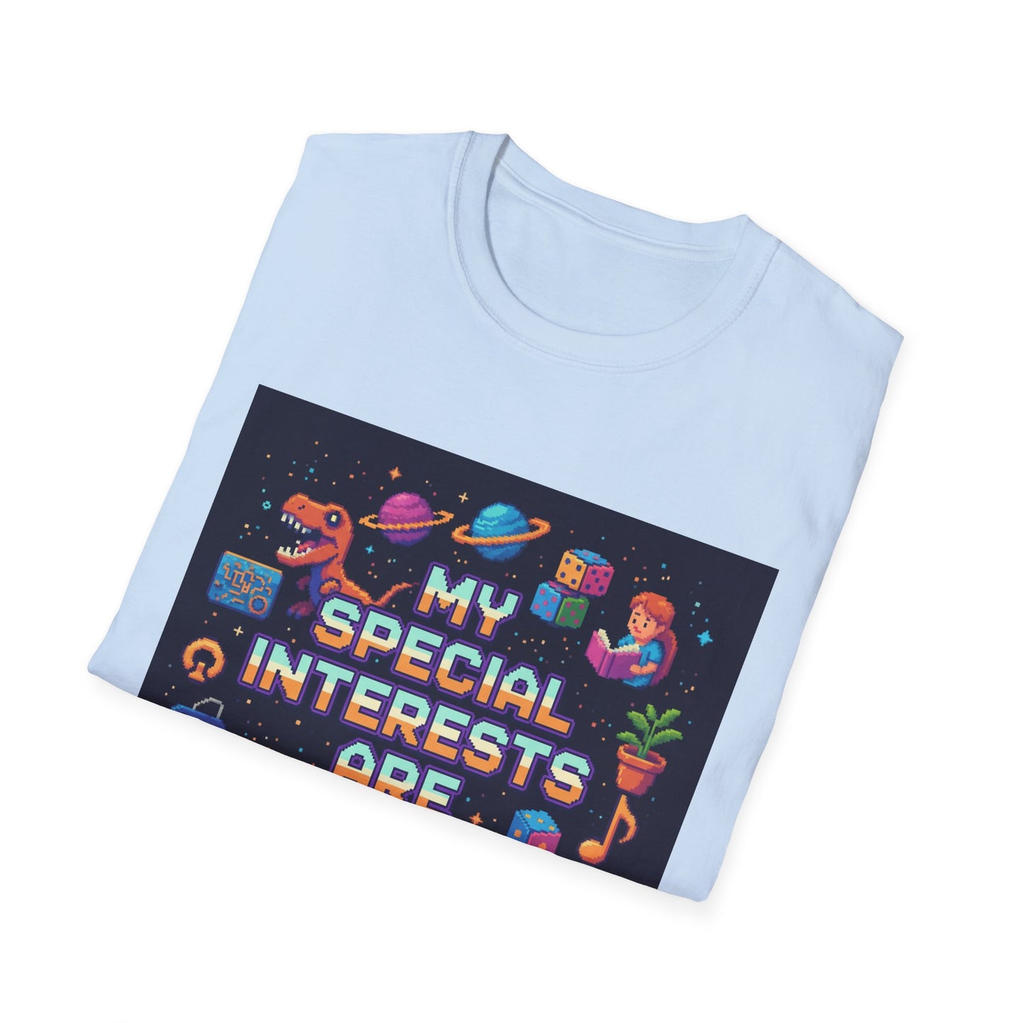 "My Special Interests Are Awesome" Autism-Inclusive T-Shirt – Sport Grey Unisex Tee