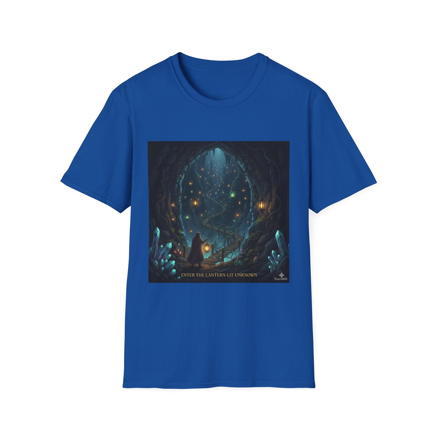 Magical Forest Adventure T-Shirt - Enchanted Glow, Perfect Gift for Nature Lovers, Starry Night Design, Casual Wear, Unisex Tee