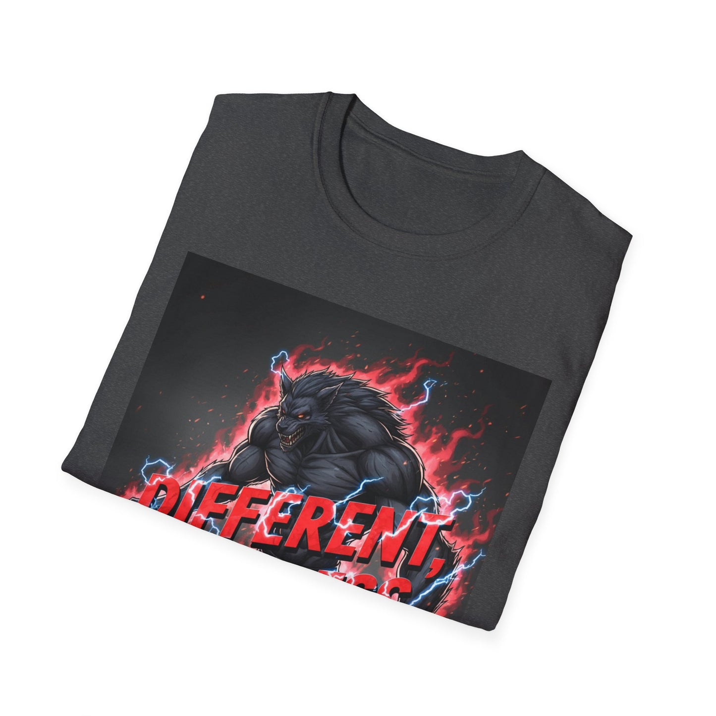 Midnight Werewolf T-Shirt – Gothic Fantasy Anime Aesthetic