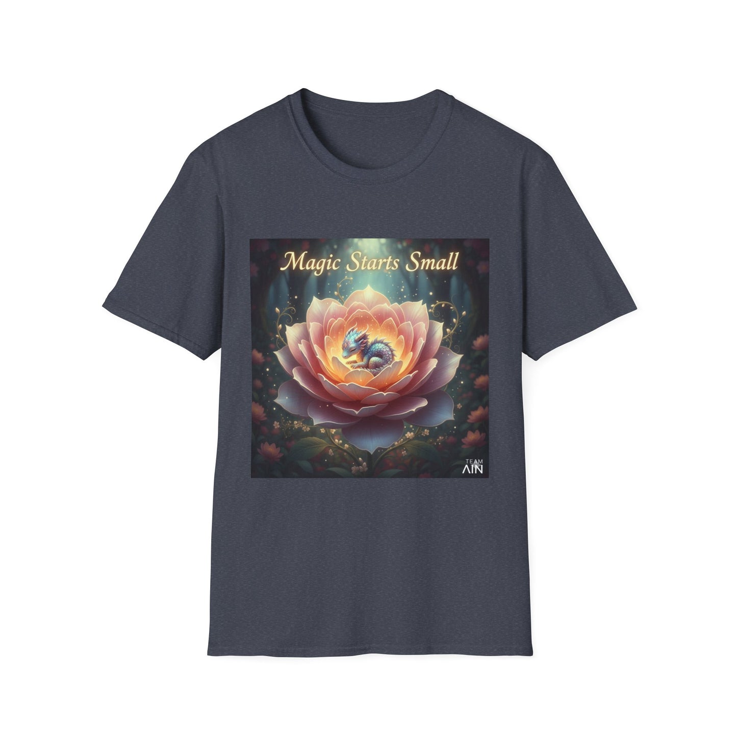 Magical Flower Unisex T-Shirt | Inspirational Graphic Tee, Flower Art Shirt, Gift for Nature Lovers, Birthday Outfit, Self-Care Apparel