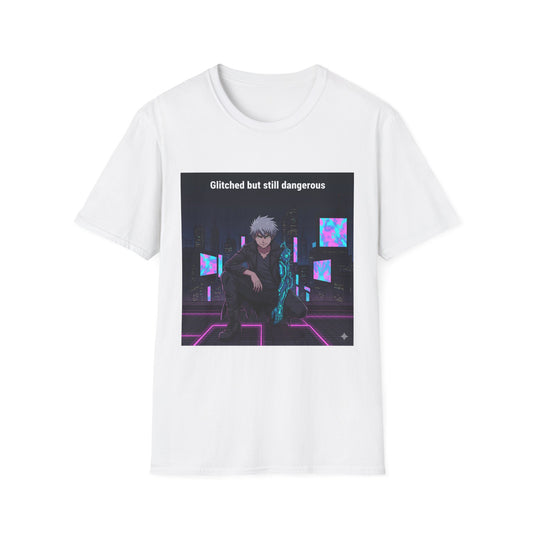 Cyberpunk Hoodie T-Shirt – “Mood: Corrupted File” | Futuristic Hacker Streetwear