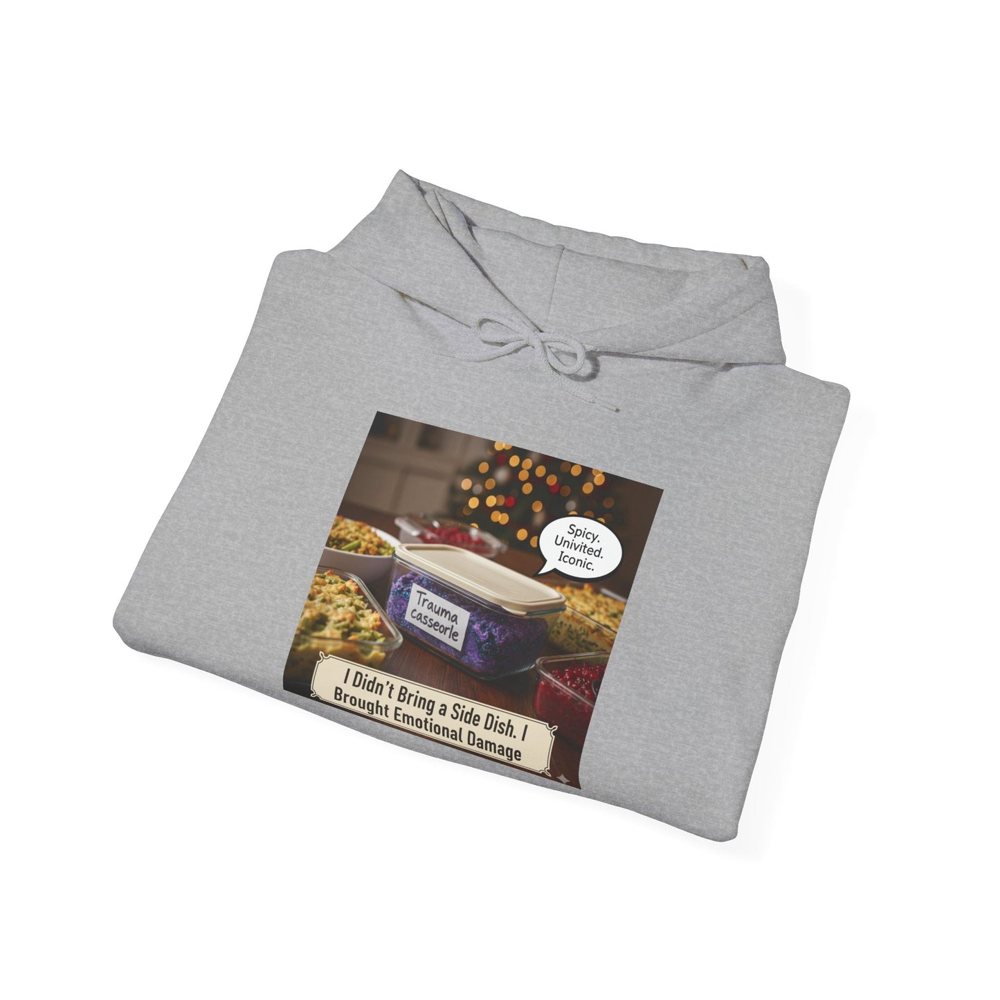 Humorous Holiday Sweatshirt, Funny Christmas Gift, Cozy Hoodie for Friends, Unisex Hoodie for Events, Quirky Sweater for Winter