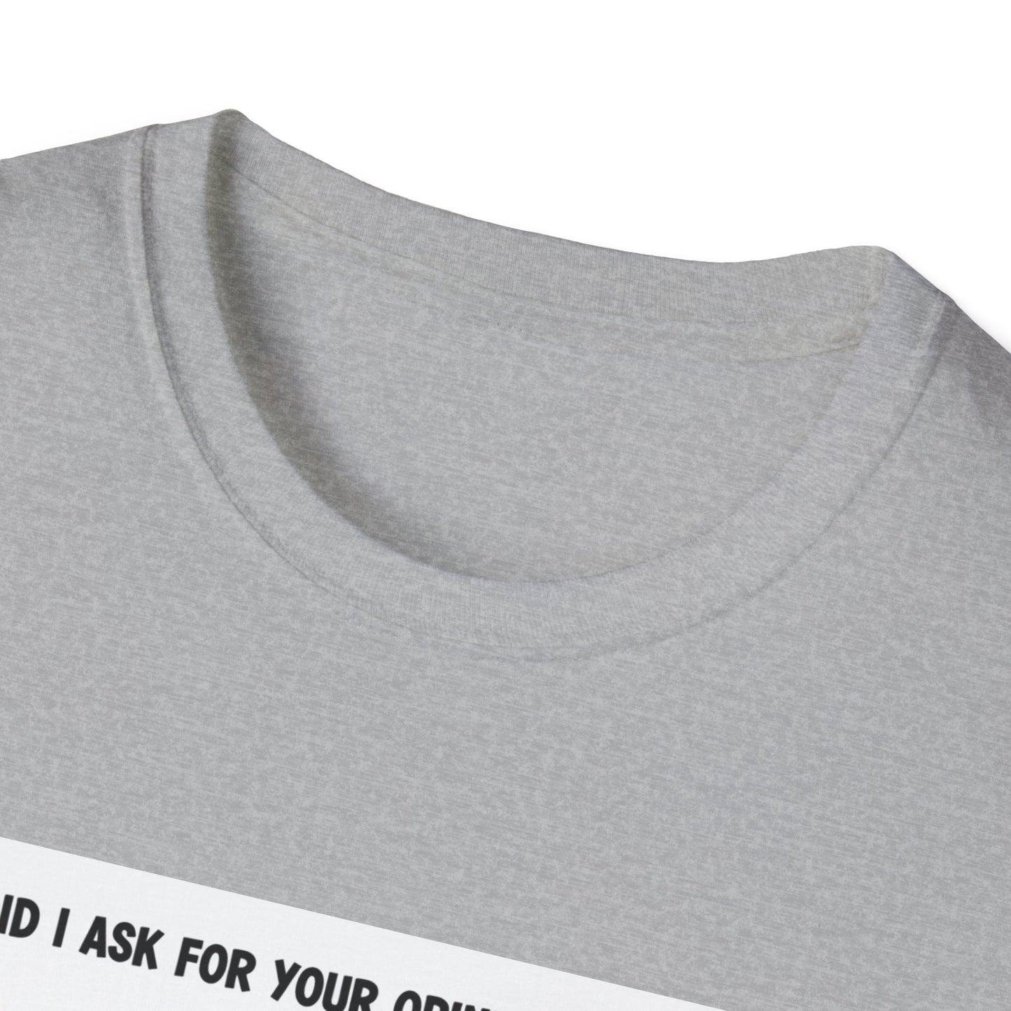 Bold Anime Girl Attitude T-Shirt – “Did I Ask for Your Opinion? Exactly.” | Punk Goth Graphic Tee