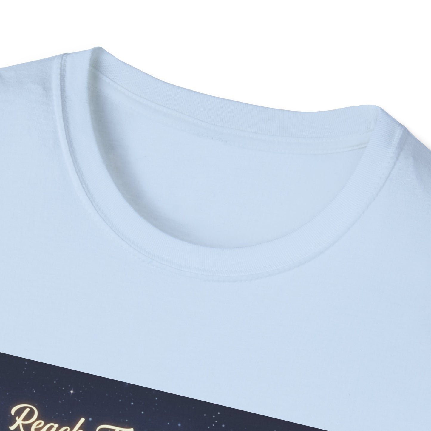 Dreamy Rabbit T-Shirt - Reach for the Moon Tee, Cute Animal Shirt, Softstyle Graphic Tee, Gift for Animal Lovers, Cozy Everyday Wear