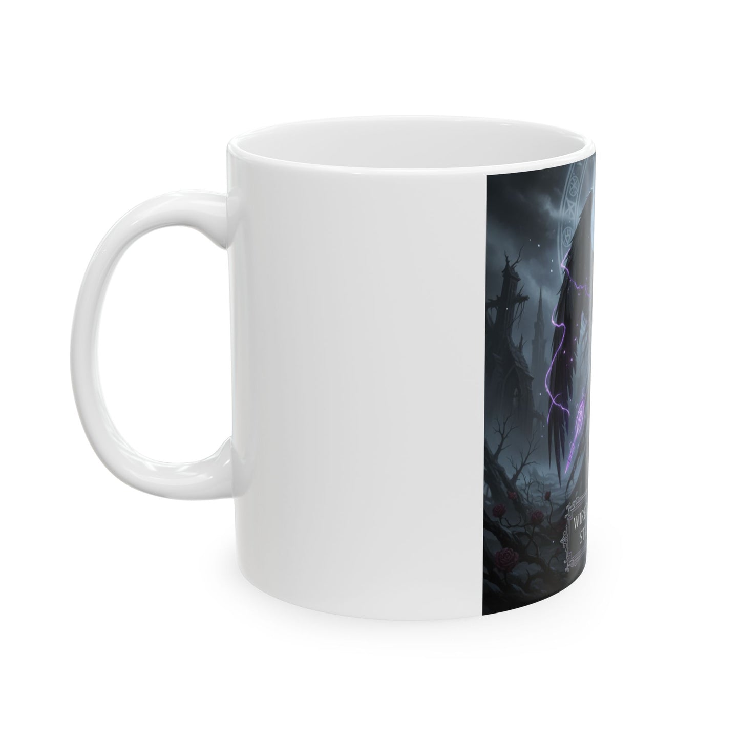 Dark Angel Mug – Gothic Fantasy Coffee Cup