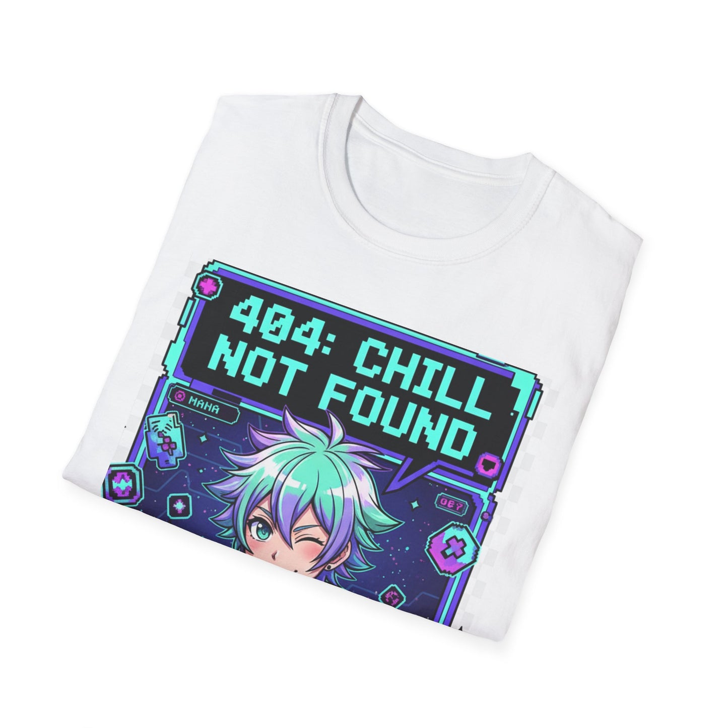 404 Chill Not Found T-Shirt, Gaming Tee for Fans, Casual Wear, Unique Gift for Gamers, Streetwear Style, Cool Graphic Shirt