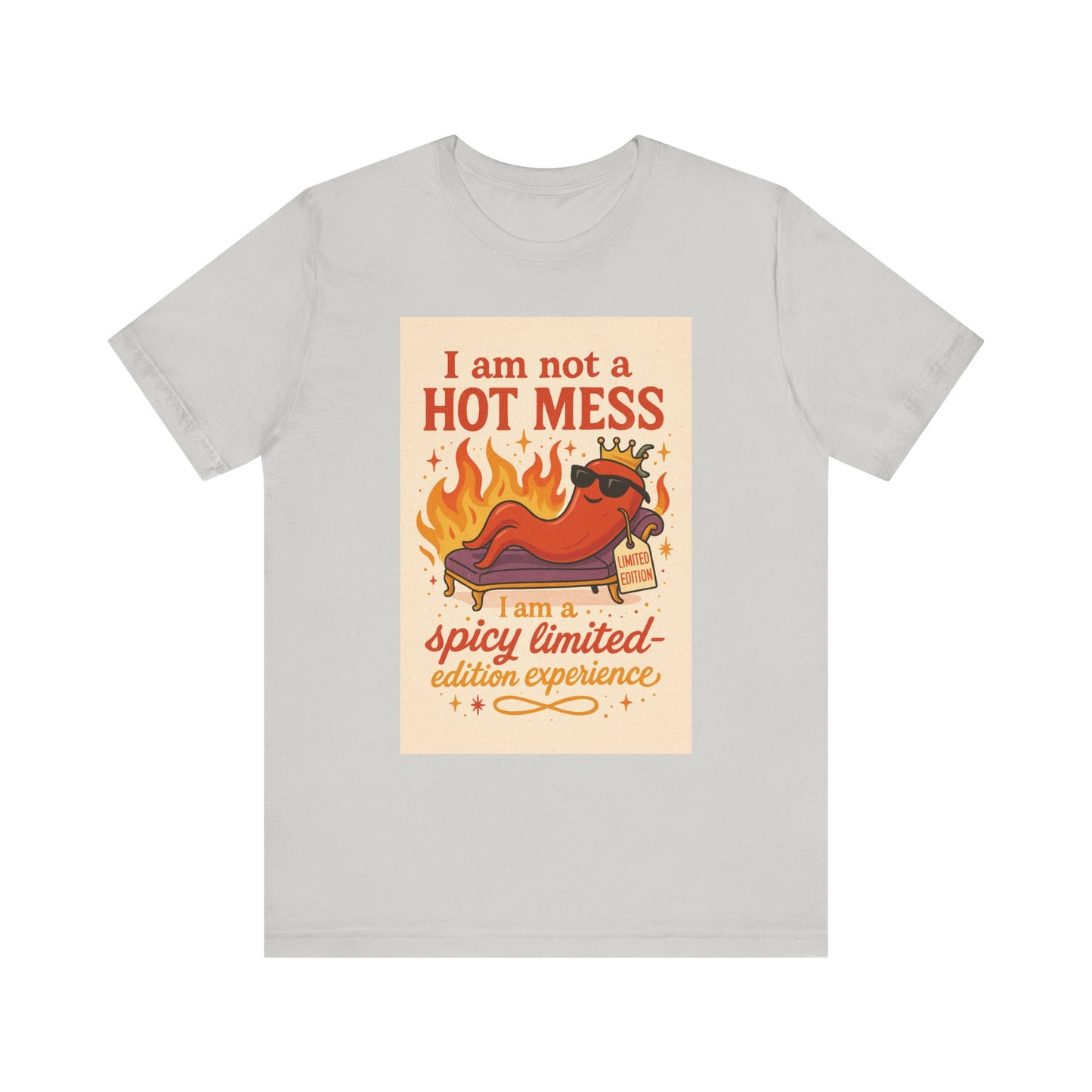 Spicy Limited-Edition Experience T-Shirt, Funny Tee, Gift for Foodies, Summer Wear, Unique Conversation Starter, Casual Style