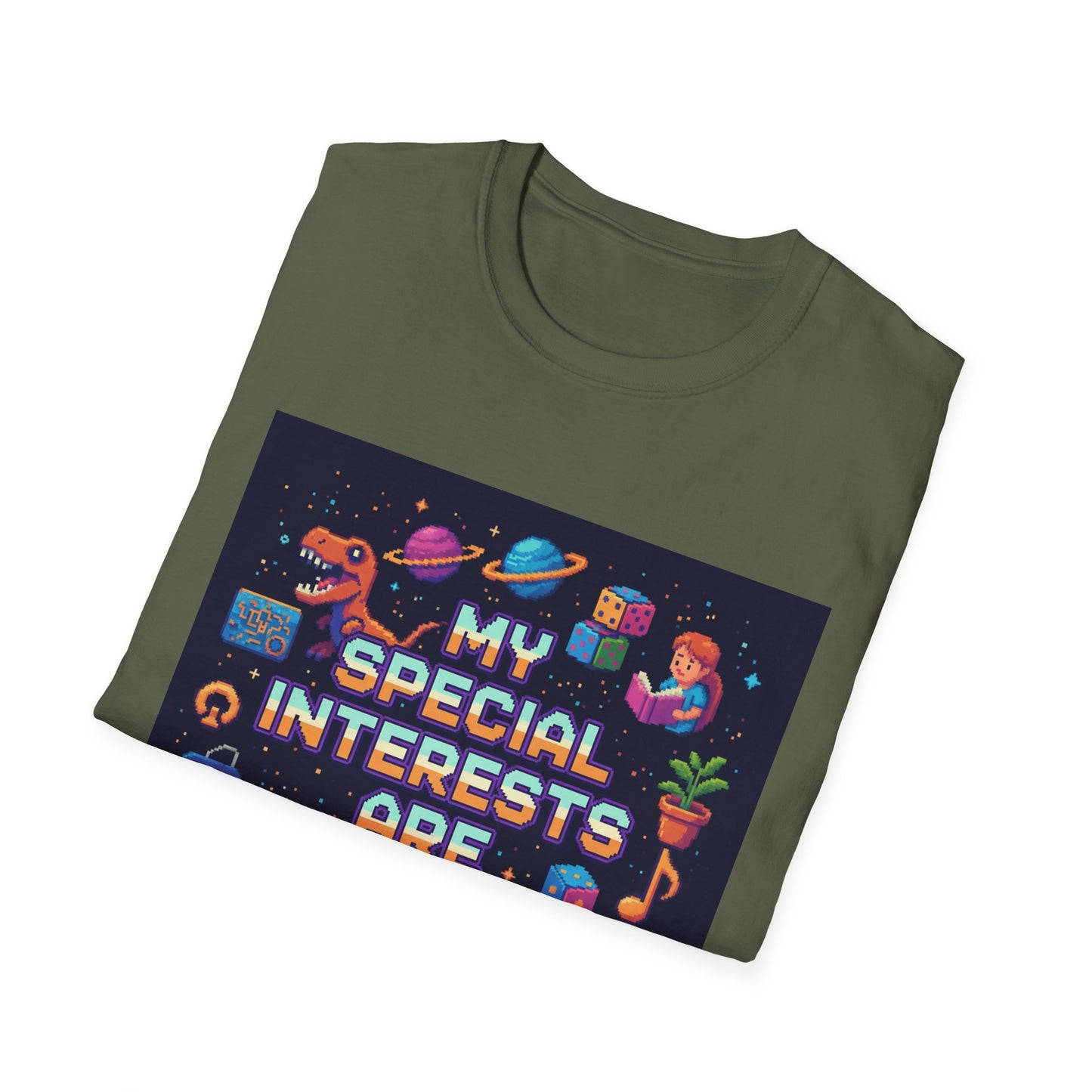 "My Special Interests Are Awesome" Autism-Inclusive T-Shirt – Sport Grey Unisex Tee