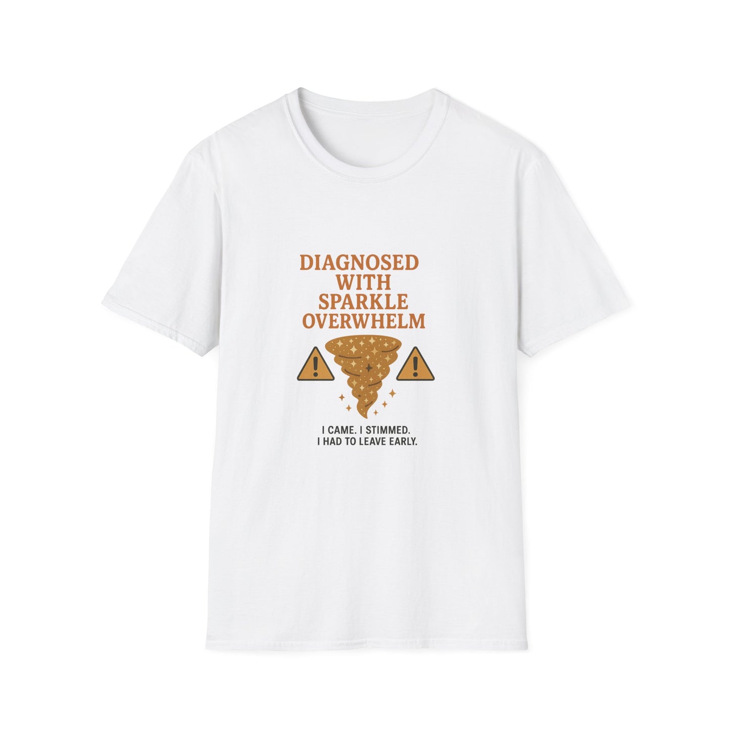 Sparkle Overwhelm T-Shirt | Humor Tee, Funny Gift, Unisex Casual Wear, Quirky Design, Everyday Comfort