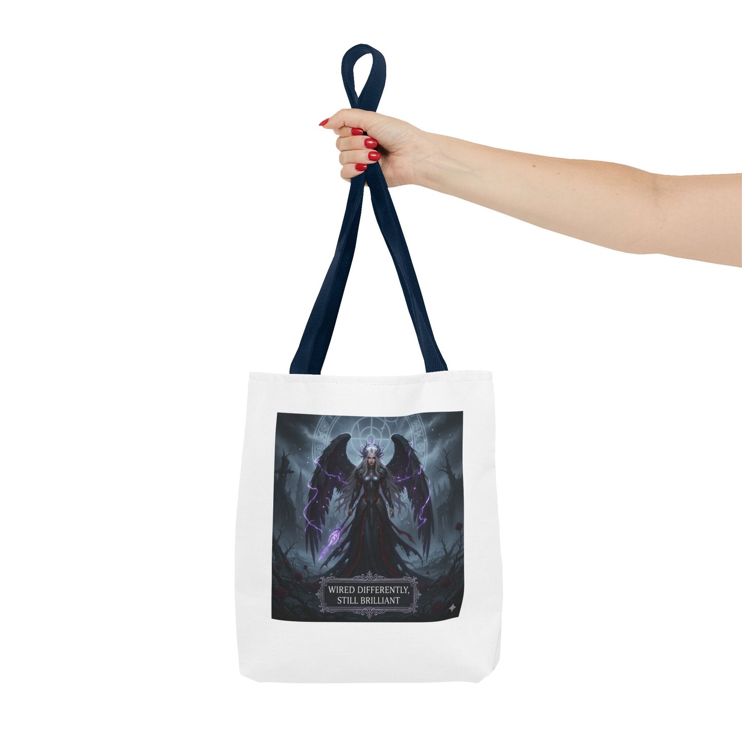 Wired Differently Still Brilliant Gothic Tote Bag | Dark Fantasy Pride