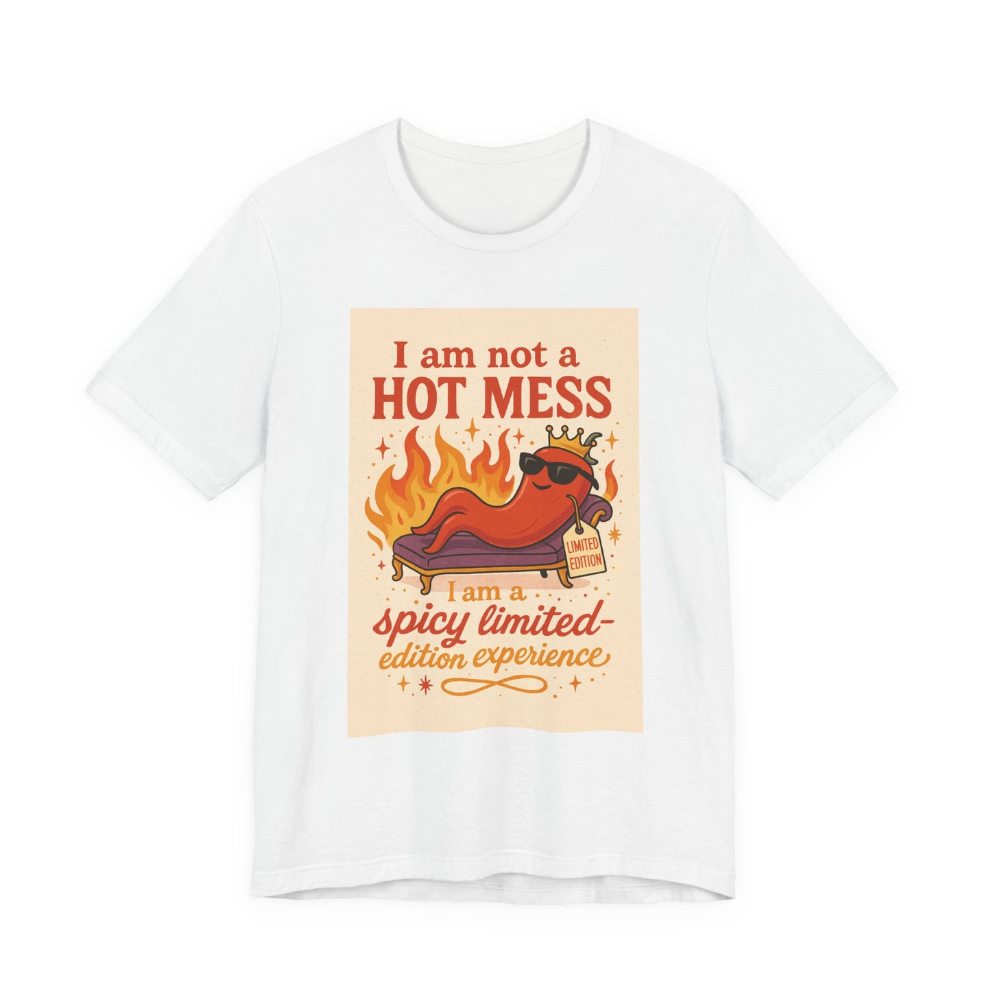 Spicy Limited-Edition Experience T-Shirt, Funny Tee, Gift for Foodies, Summer Wear, Unique Conversation Starter, Casual Style