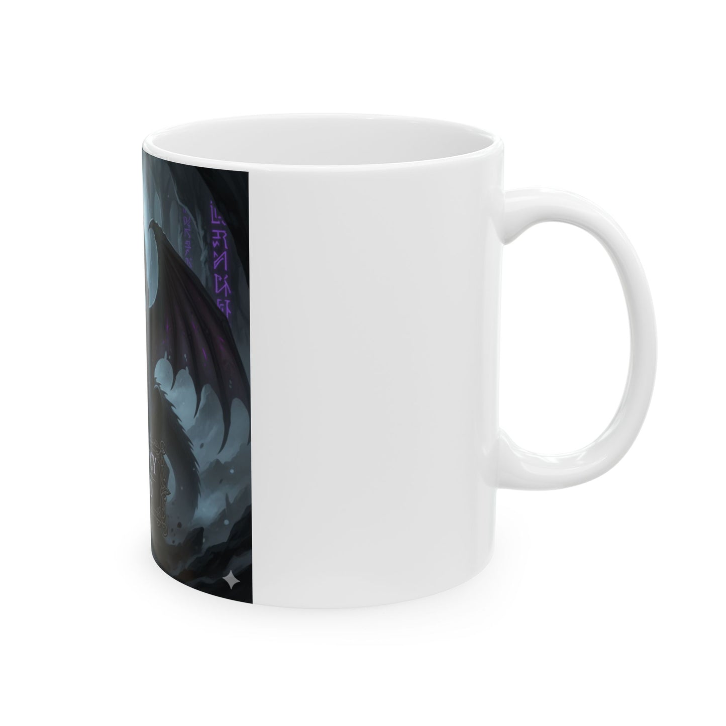 Gothic Dragon Mug – Neurospicy Empowerment Drinkware