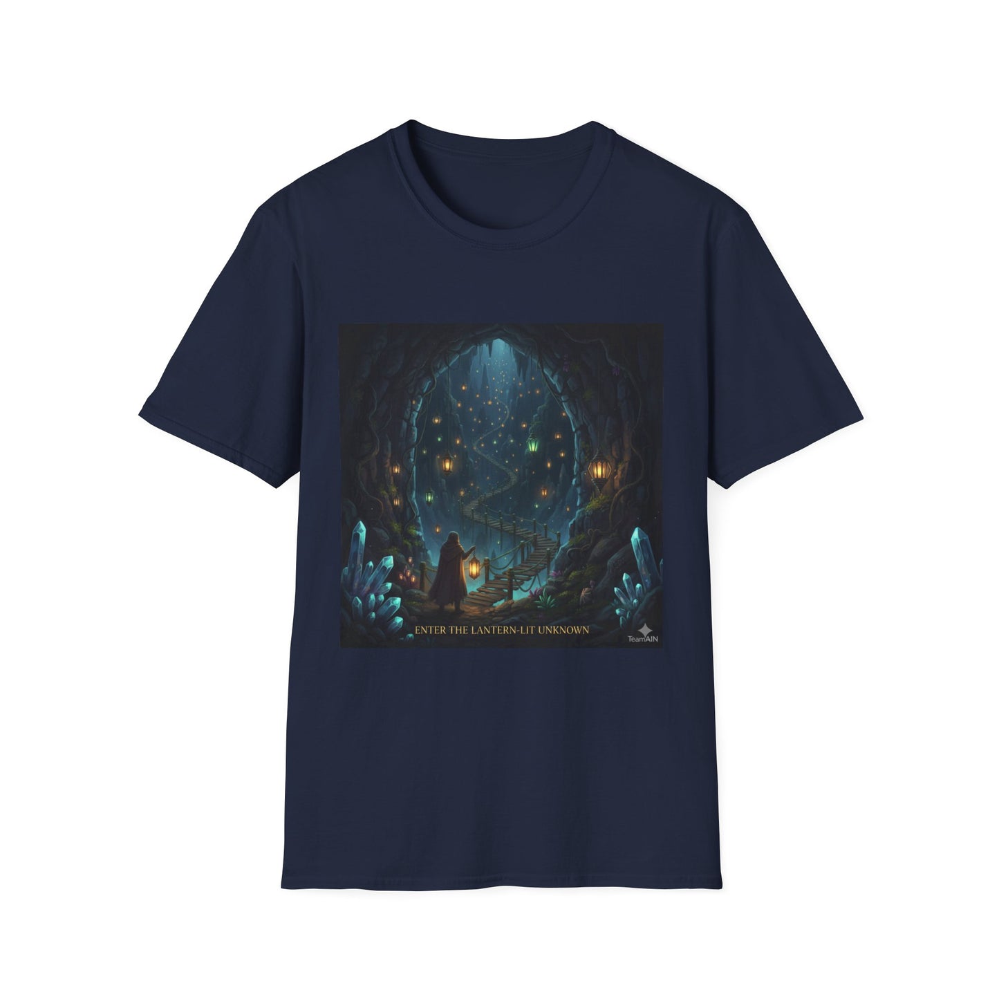 Magical Forest Adventure T-Shirt - Enchanted Glow, Perfect Gift for Nature Lovers, Starry Night Design, Casual Wear, Unisex Tee
