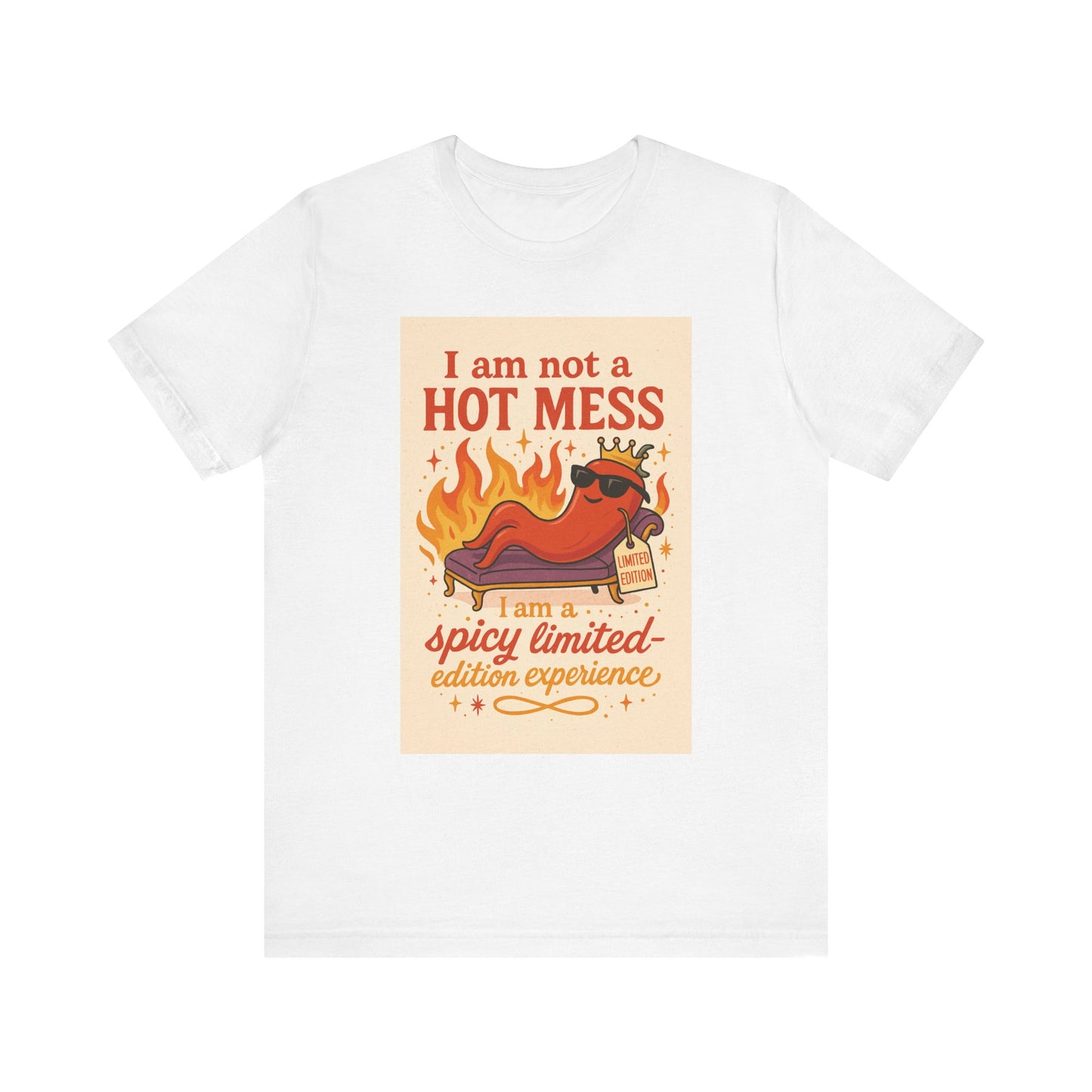 Spicy Limited-Edition Experience T-Shirt, Funny Tee, Gift for Foodies, Summer Wear, Unique Conversation Starter, Casual Style