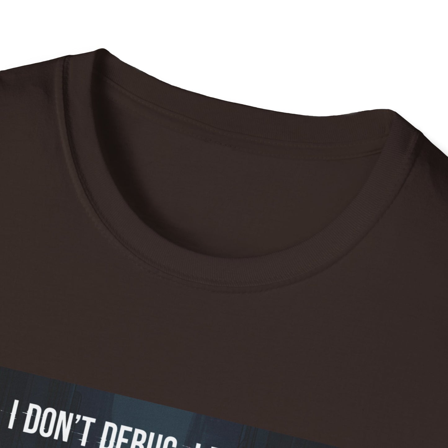 Cyberpunk Hacker T-Shirt – “I Don’t Debug, I Destroy” | Futuristic Coding Streetwear