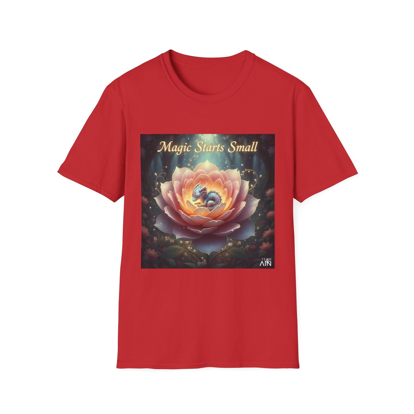 Magical Flower Unisex T-Shirt | Inspirational Graphic Tee, Flower Art Shirt, Gift for Nature Lovers, Birthday Outfit, Self-Care Apparel