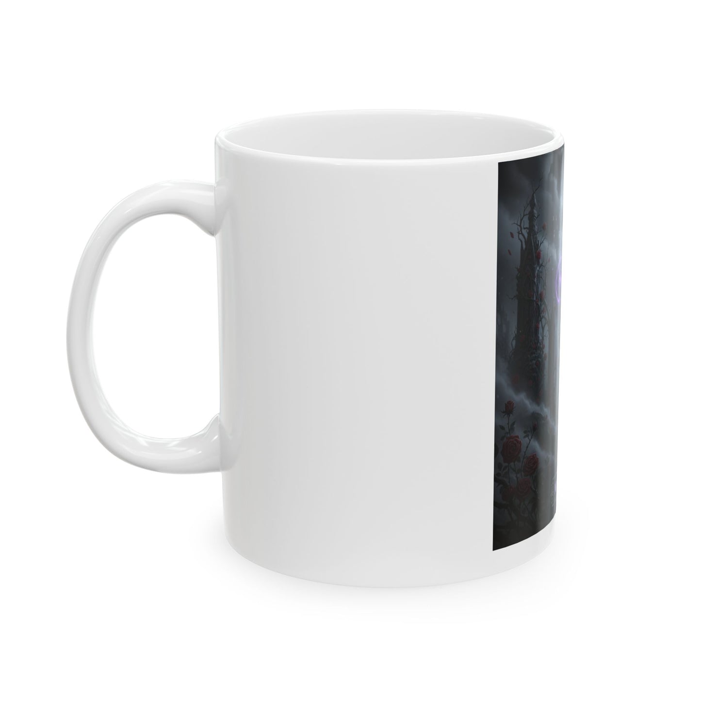 Gothic Sorceress Mug – Mystical Moonlit Fantasy Cup