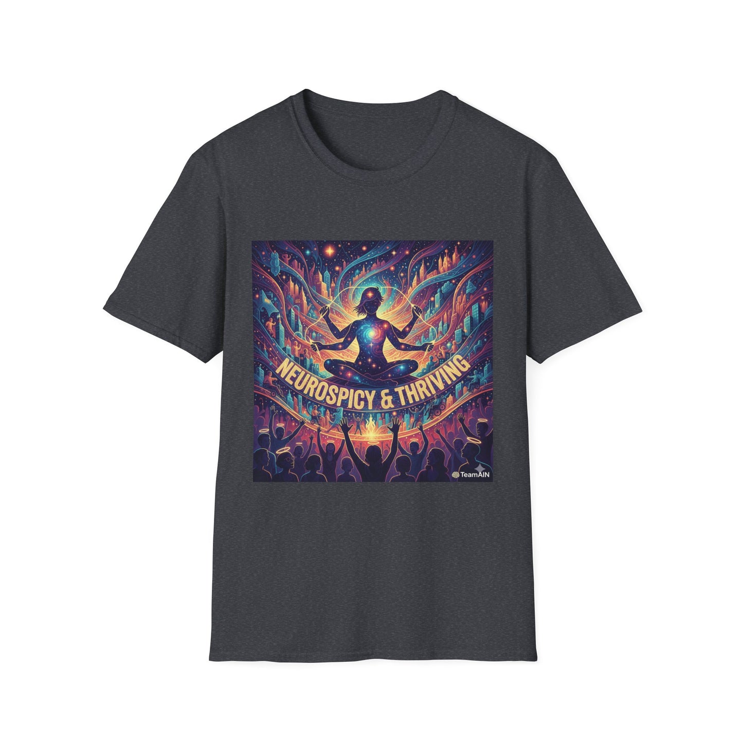 Cosmic Thriving T-Shirt – Vibrant Spiritual Energy & Creative Expression Tee