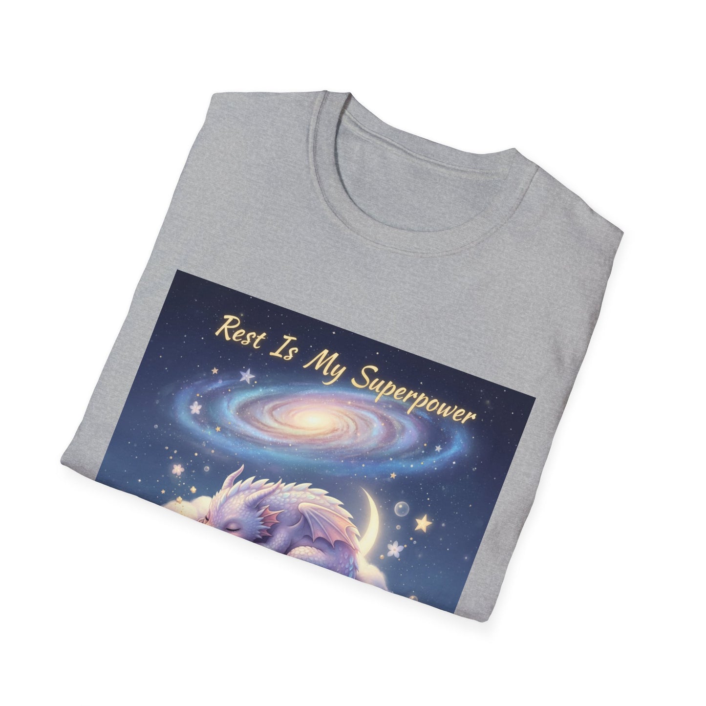 Dreamy Rest Is My Superpower Unisex T-Shirt, Relaxed Fit Tee, Comfortable Shirt, Gift for Dreamers, Cozy Sleep Shirt, Softstyle Tee, [...]