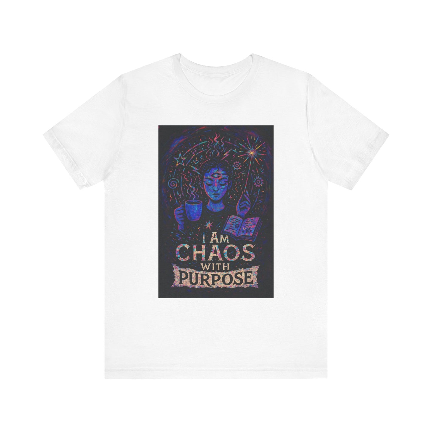 Unisex Chaos With Purpose Tee, Inspirational Shirt, Spiritual Apparel, Motivational Gift, Unique Graphic Tee