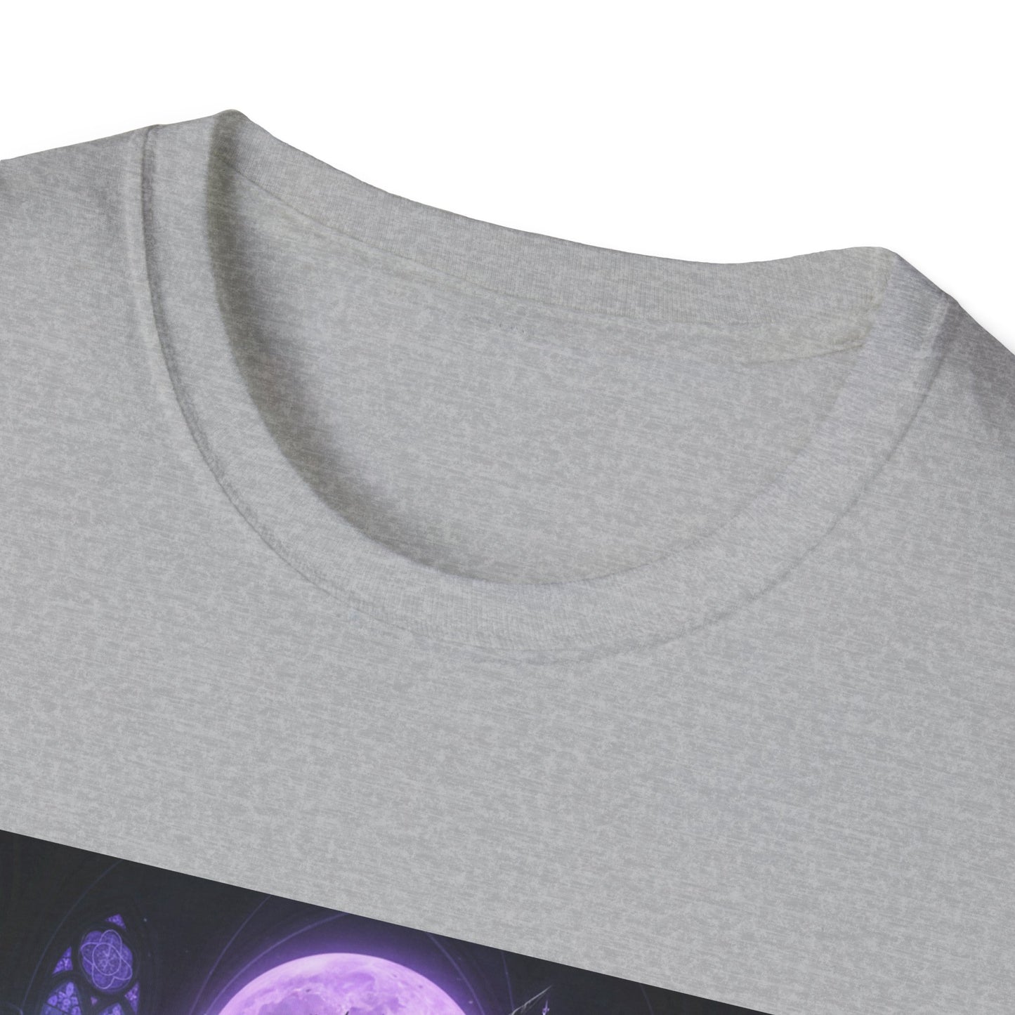 Empowering Gothic Fantasy Tee – Angelic Warrior & Dragon Design