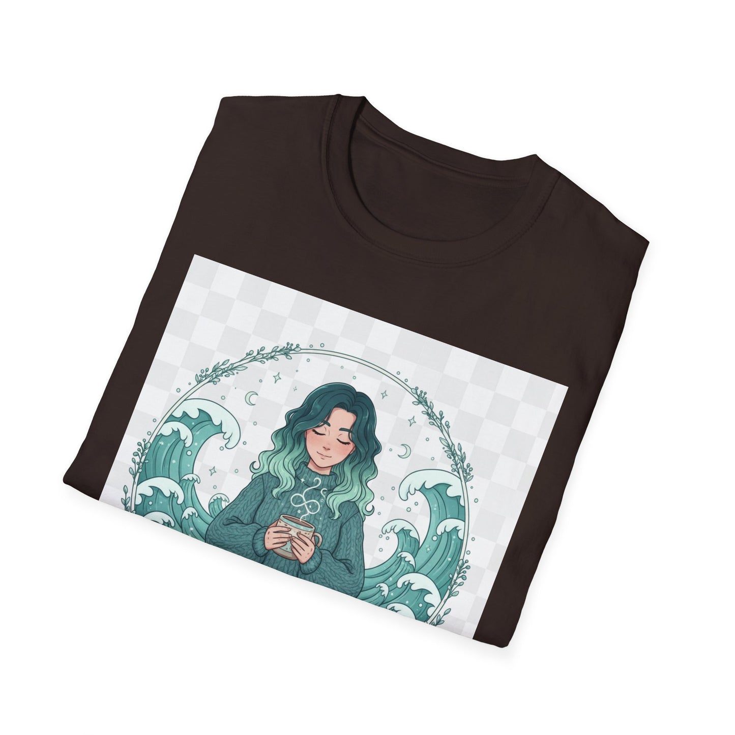 Enchanting My Nervous System T-Shirt | Cozy Mindfulness Tee, Neurospicy Self-Care Shirt, Calm Aesthetic Anime Top