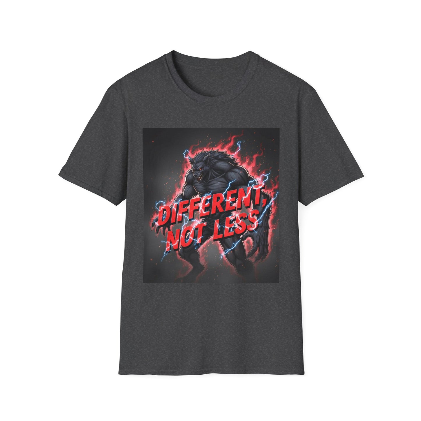 Midnight Werewolf T-Shirt – Gothic Fantasy Anime Aesthetic