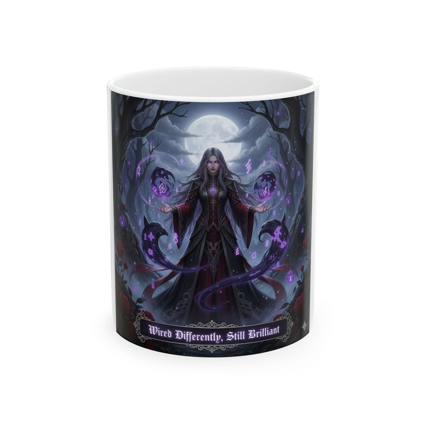Mystical Witch Ceramic Mug - Perfect for Coffee Lovers, Halloween gifts, Home Decor, Gift for Her, Unique Tea Cup