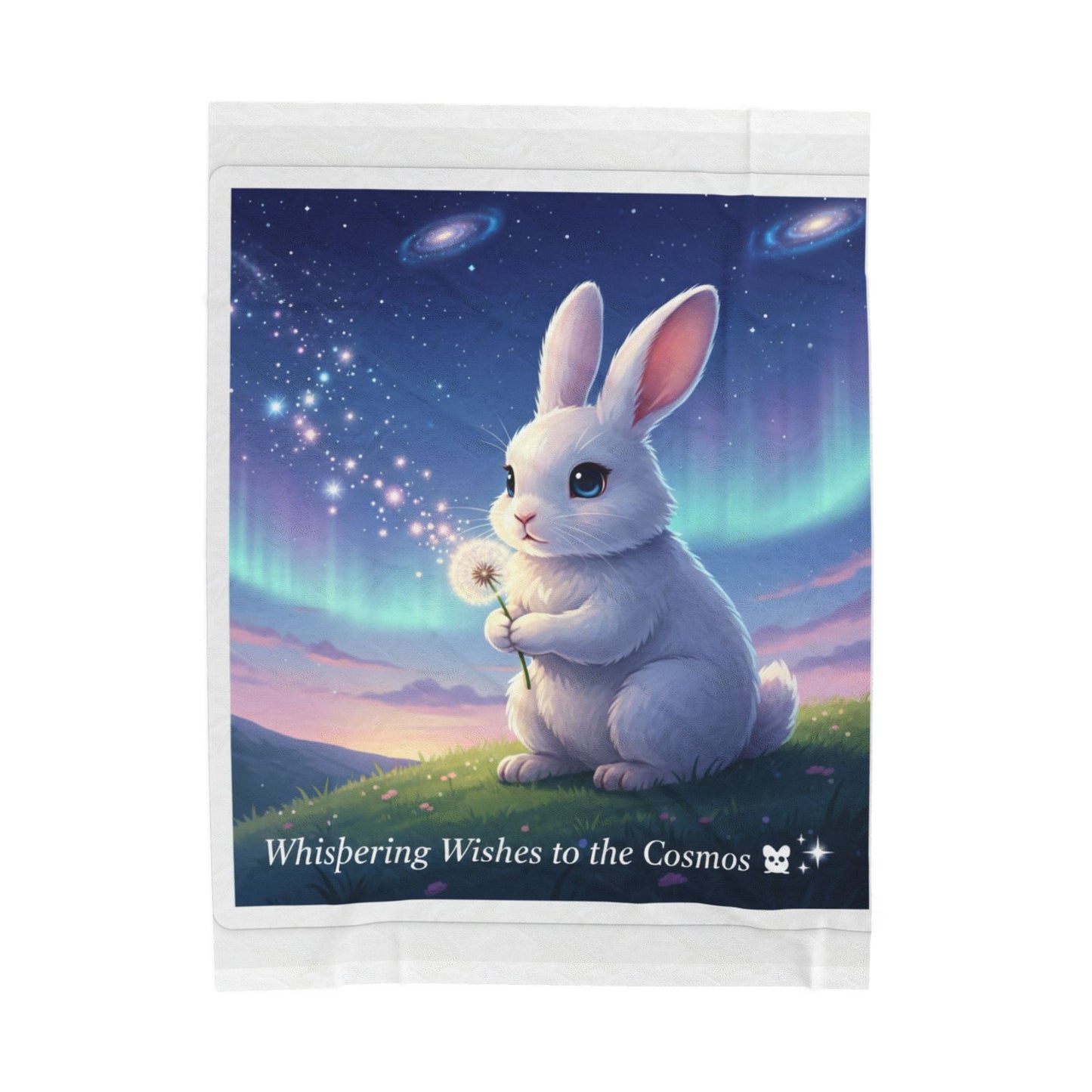 Whispering Wishes Bunny Blanket | Cosmic Dream Throw