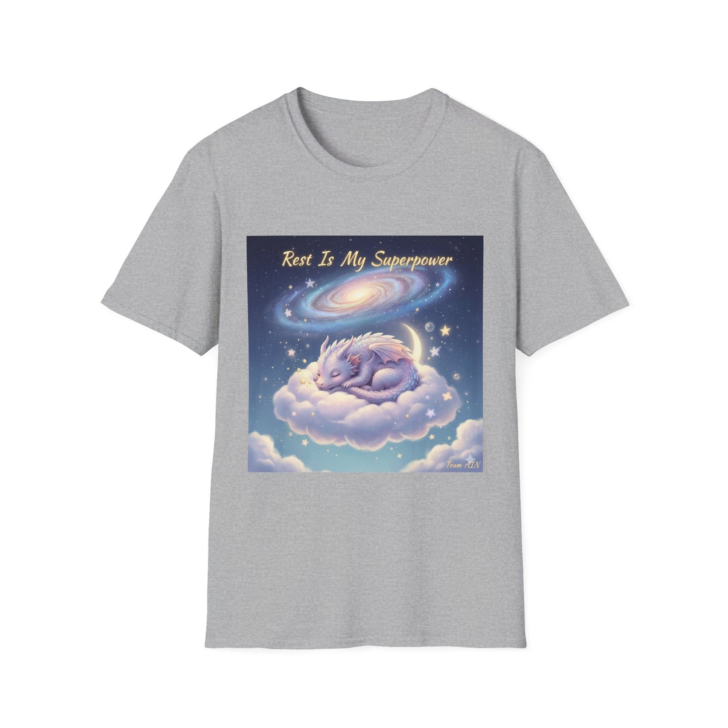 Dreamy Rest Is My Superpower Unisex T-Shirt, Relaxed Fit Tee, Comfortable Shirt, Gift for Dreamers, Cozy Sleep Shirt, Softstyle Tee, [...]