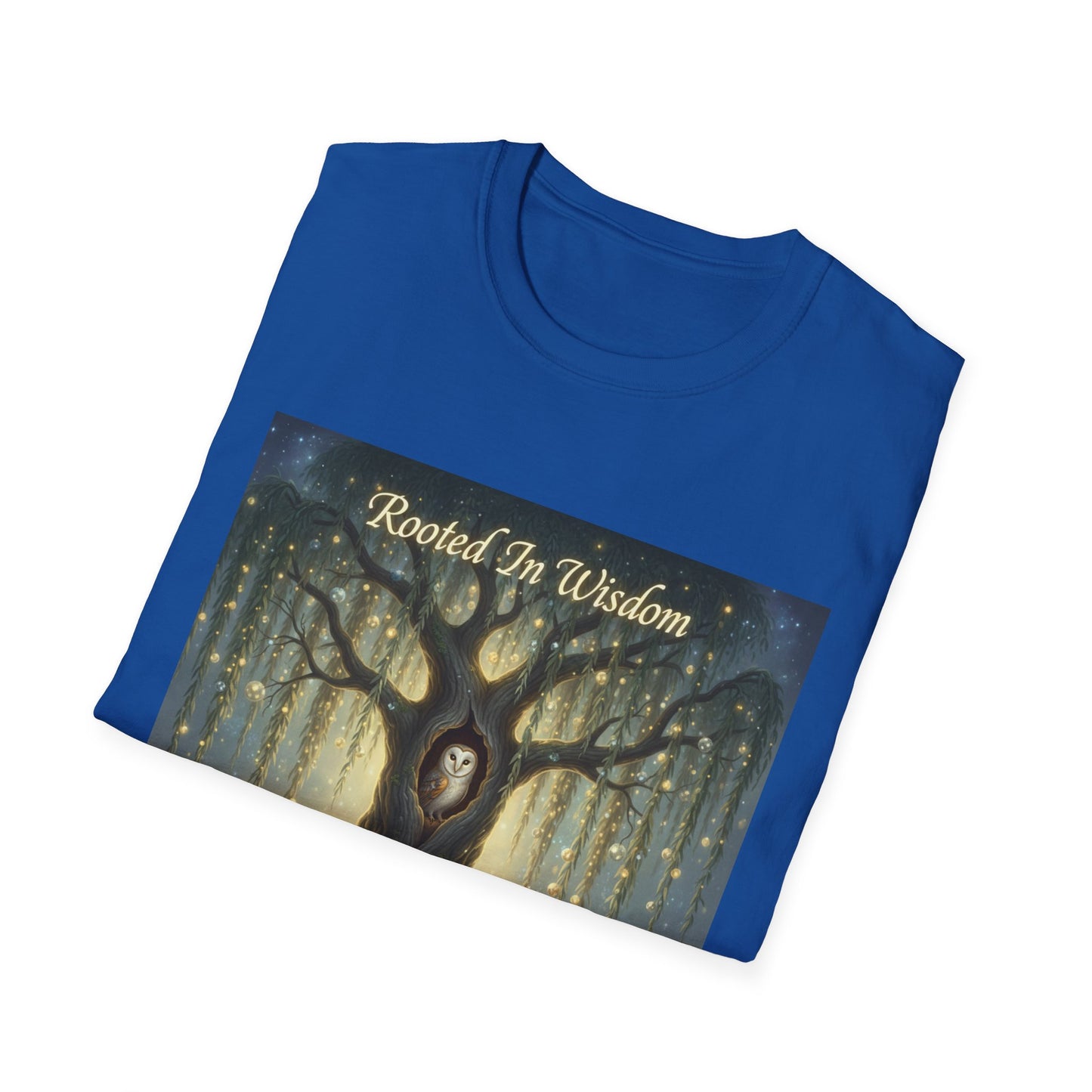 Rooted in Wisdom Tree T-Shirt, Inspiring Tee, Unisex Gift, Tree of Life Shirt, Nature Lover Apparel, Spiritual Clothing