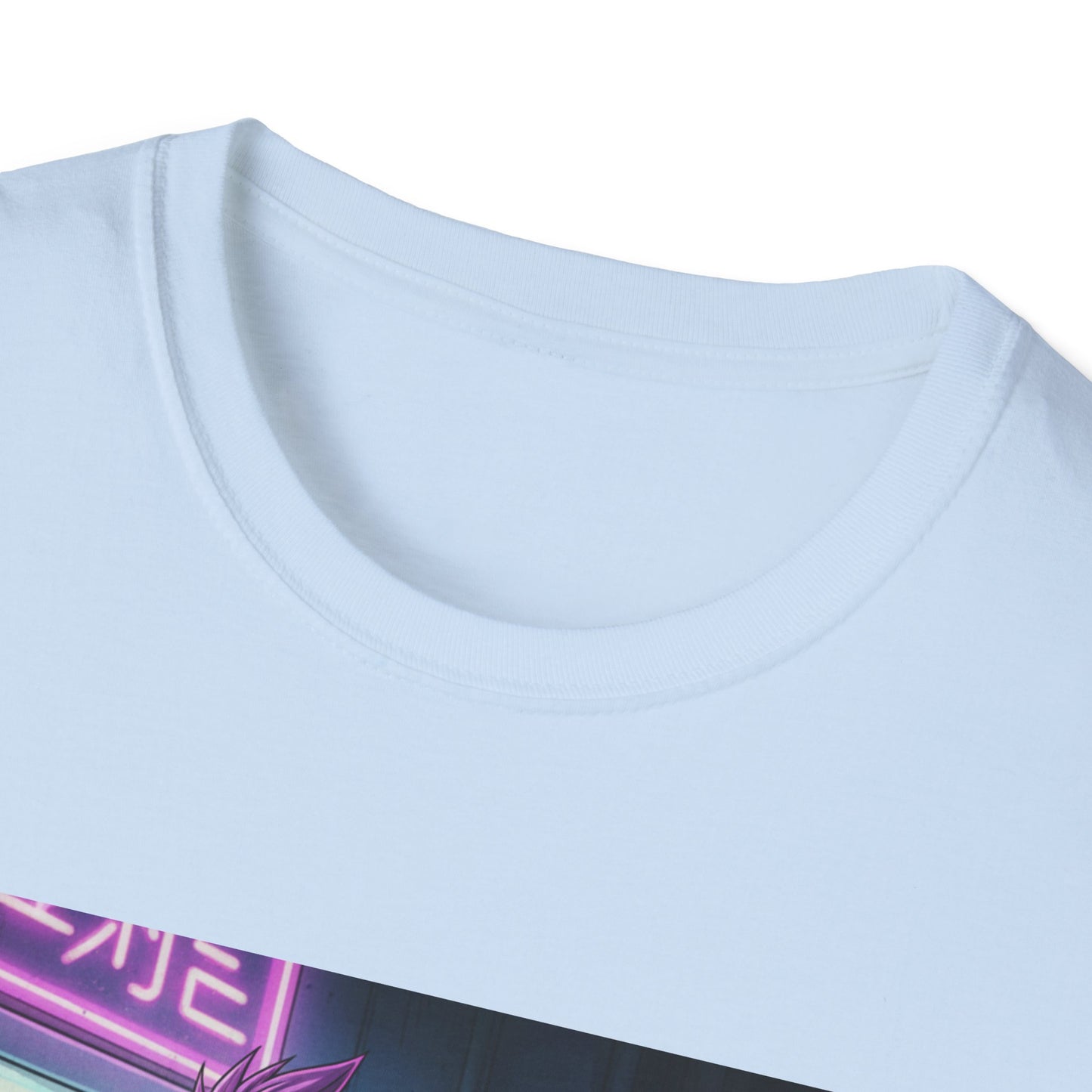 Cyberpunk Samurai T-Shirt – “Delete My Attitude? Access Denied.” | Futuristic Anime Streetwear