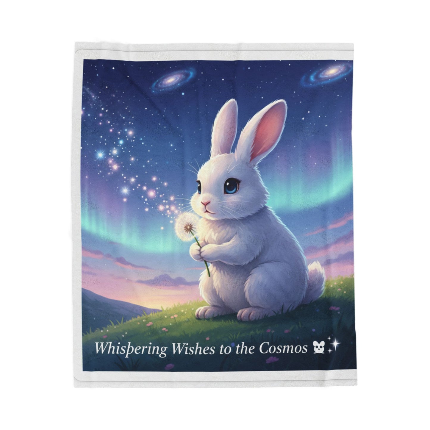 Whispering Wishes Bunny Blanket | Cosmic Dream Throw