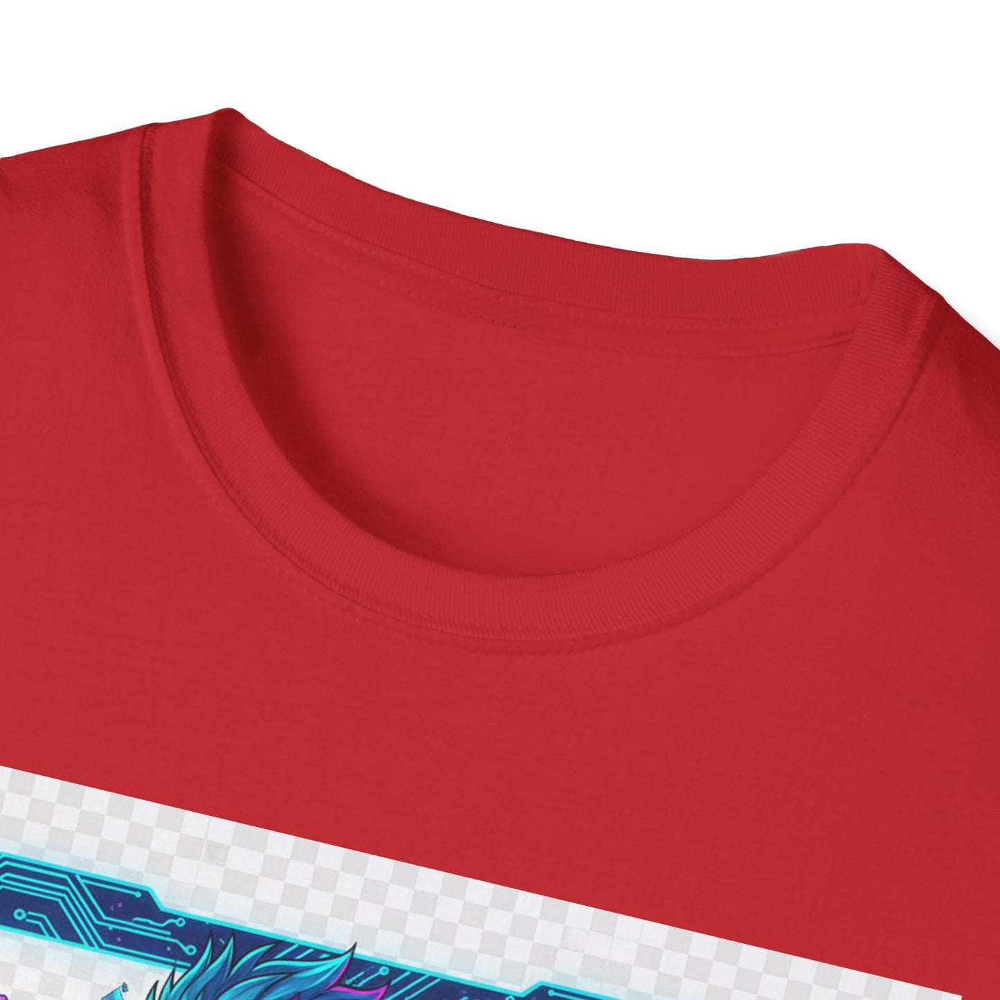 Cyberpunk Anime T-Shirt – ‘Running on Glitch Mode’ | Gamer Humor Tee, Neurospicy Pride Shirt, Otaku Streetwear Top