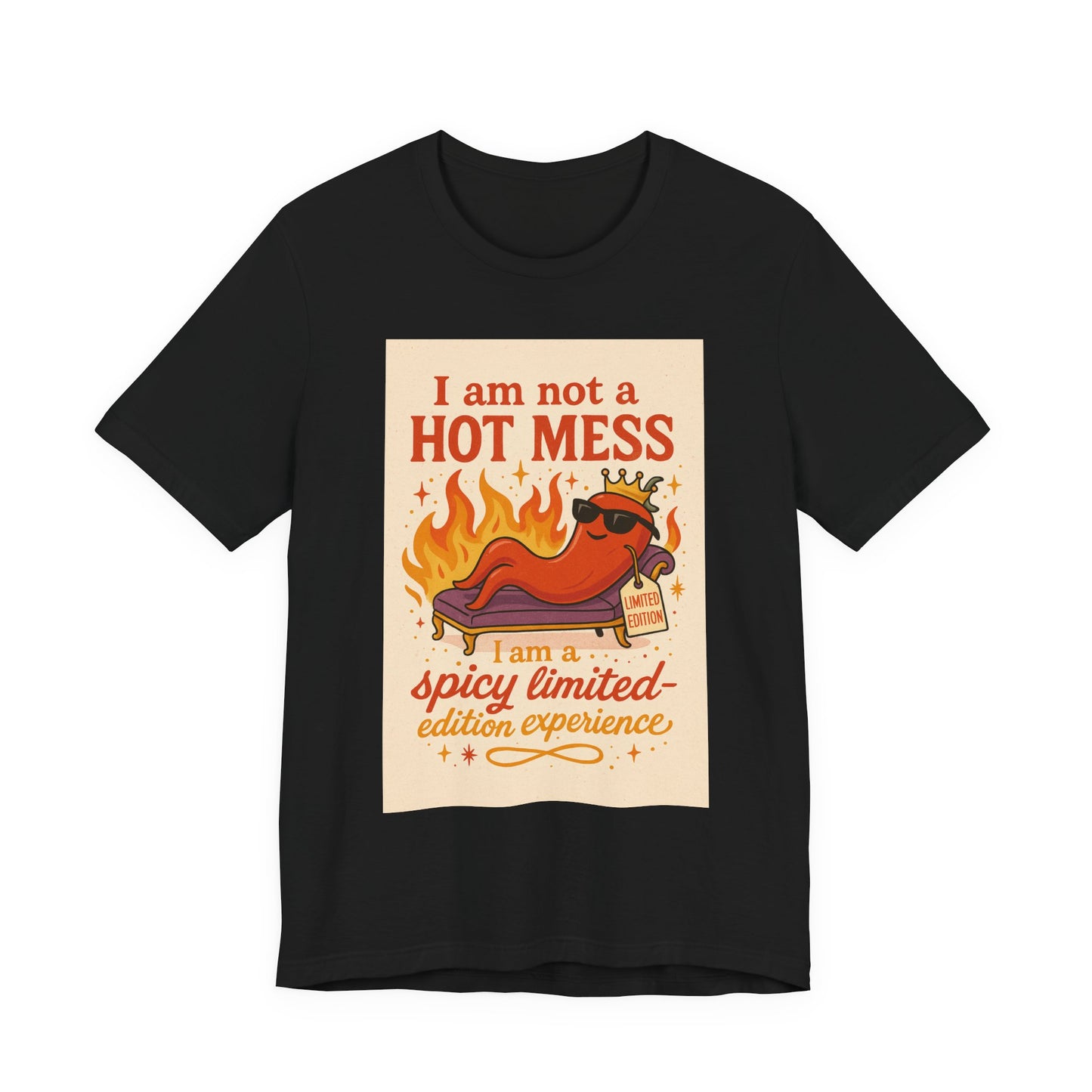 Spicy Limited-Edition Experience T-Shirt, Funny Tee, Gift for Foodies, Summer Wear, Unique Conversation Starter, Casual Style